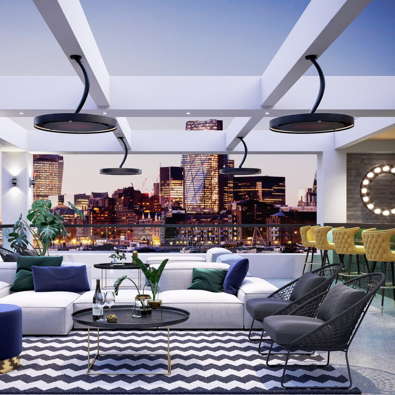 Bromic Curved Ceiling Pole Mount - Eclipse — фото 2