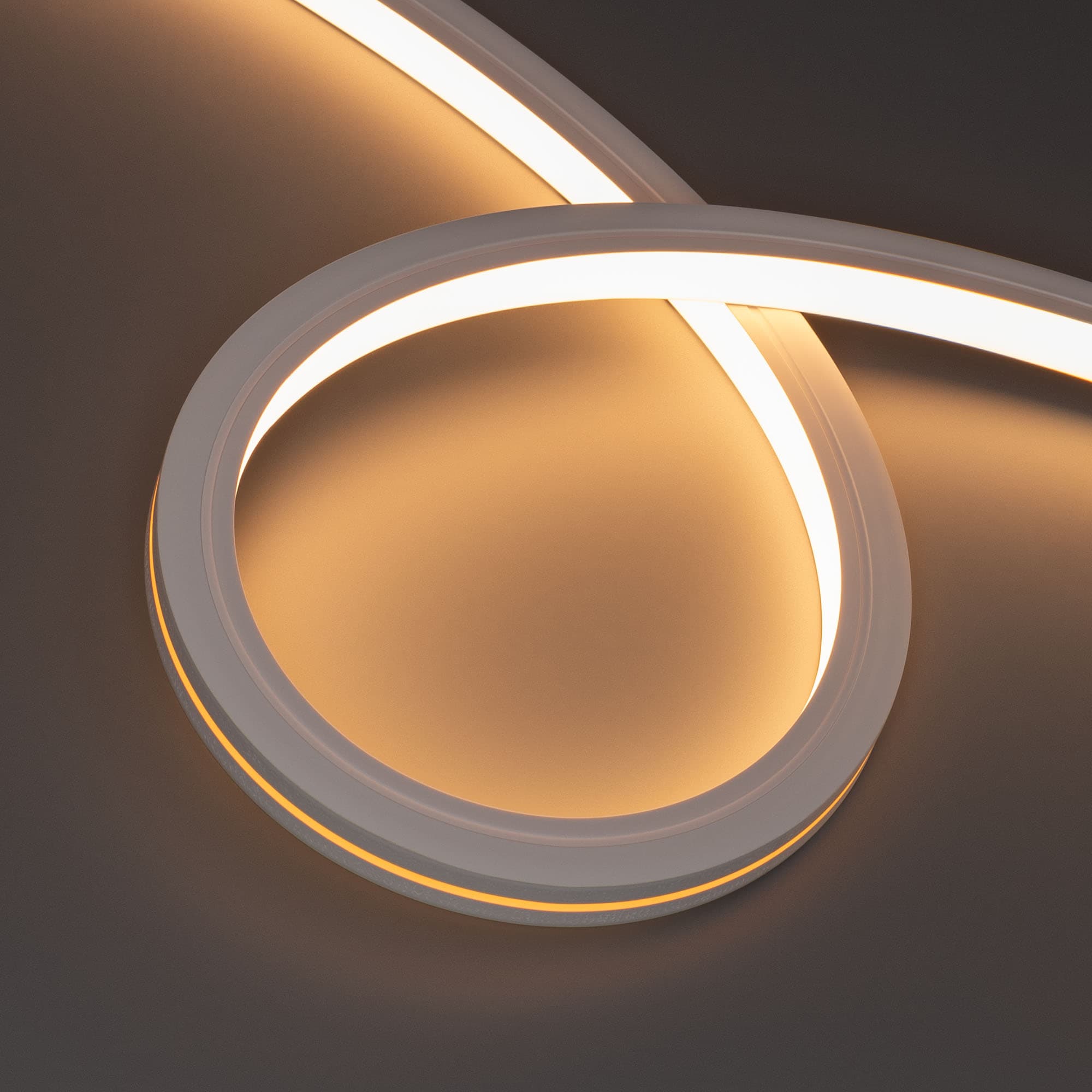 Светодиодная лента герметичная MOONLIGHT-TOP-X280-16x16mm 24V Warm 2700 (10W/m, IP67, 15m, wire x1) (Arlight, Вывод боковой, 5 лет) 044308