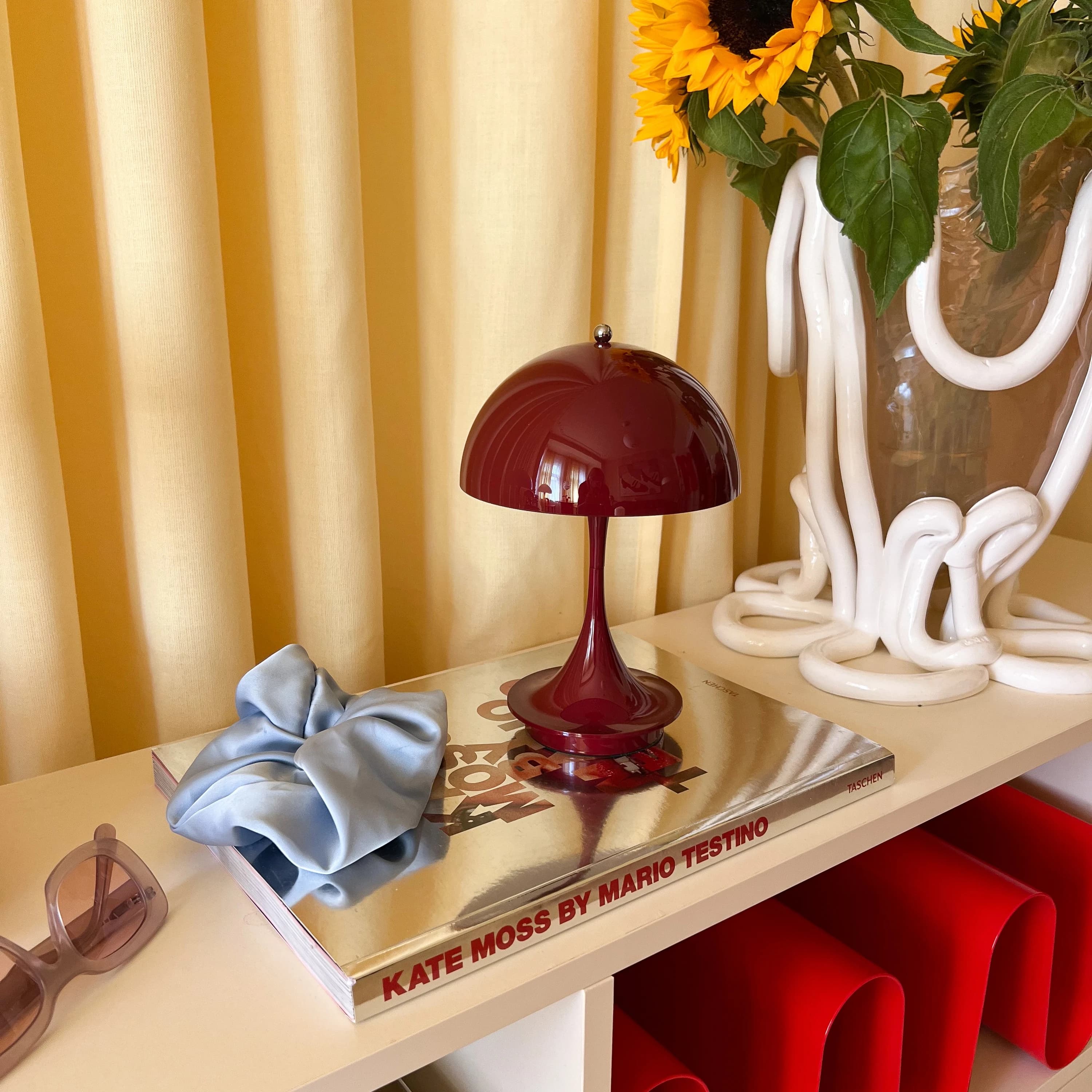 Louis Poulsen Panthella 160 Portable Lamp Opaque burgundy — фото 3