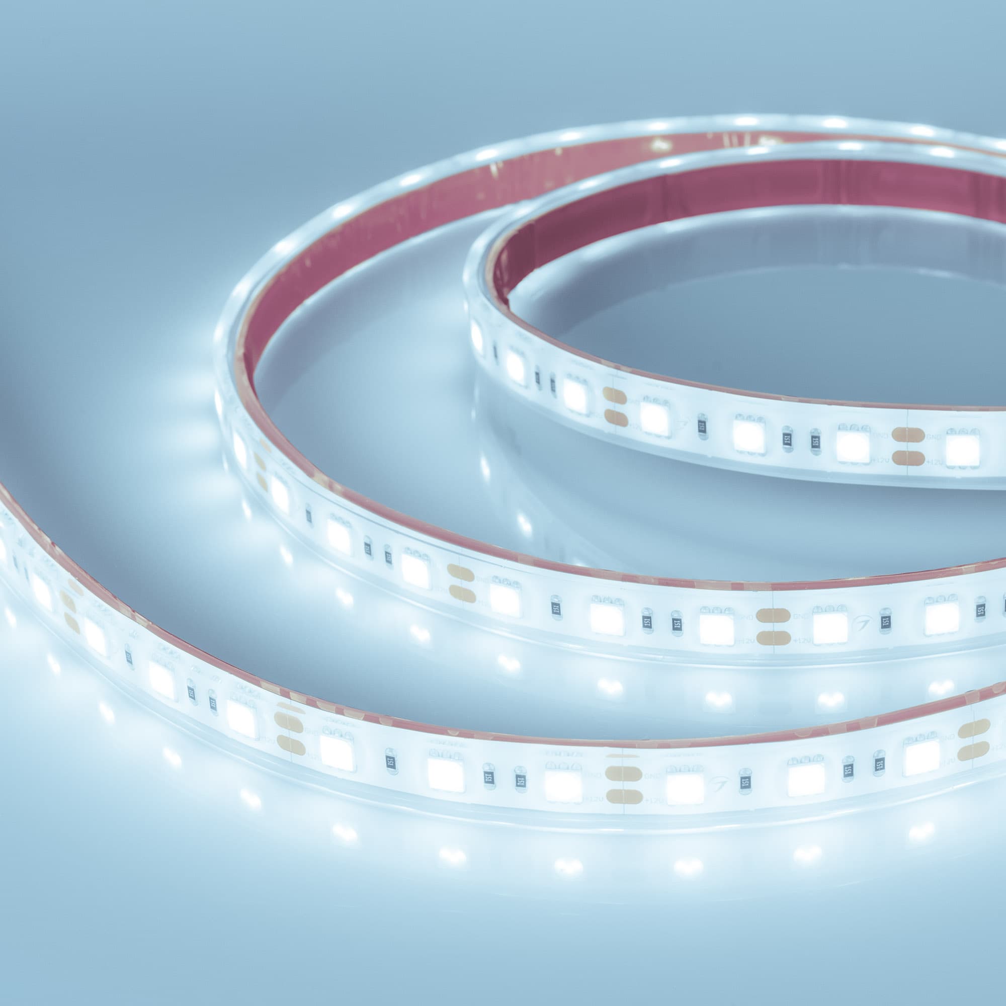 Светодиодная лента герметичная RTW-PFS-B60-13mm 12V Cool 10K (14.4 W/m, IP68, 5060, 5m) (Arlight, 14.4 Вт/м, IP68) 036441 — фото 1