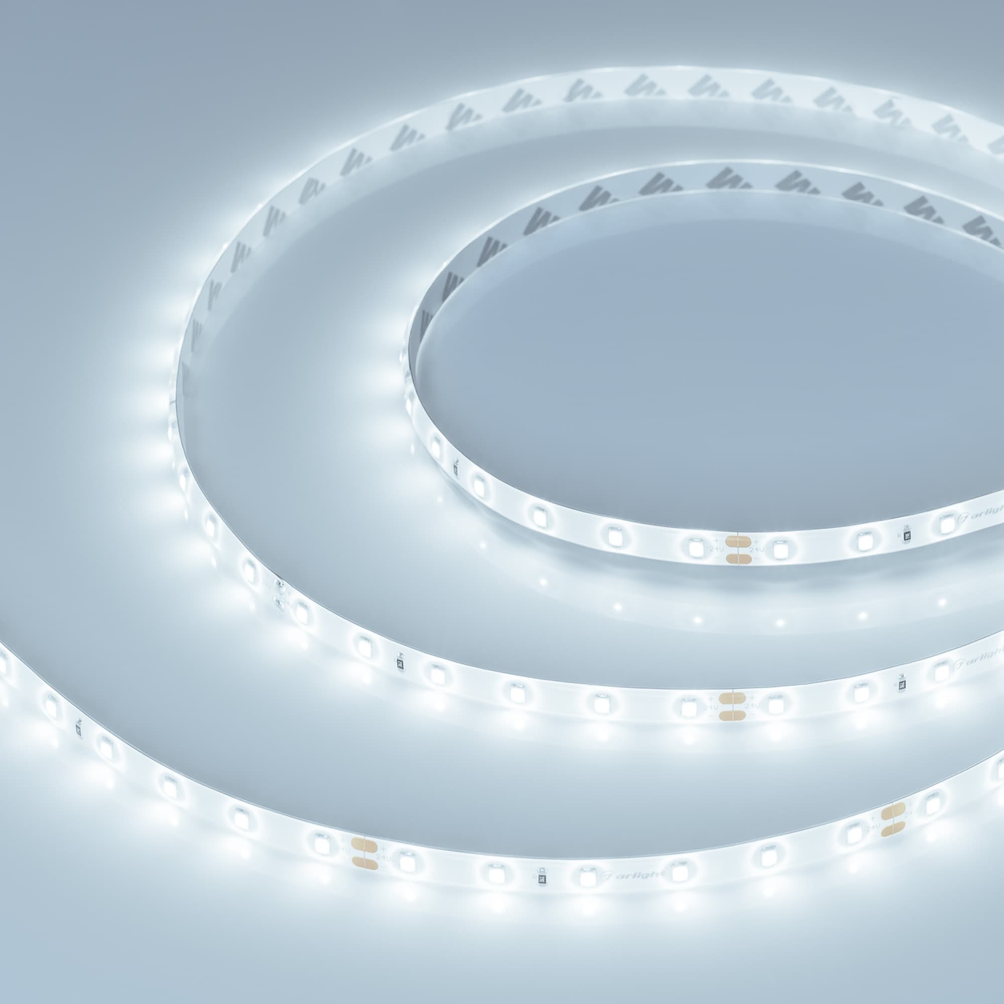 Светодиодная лента герметичная RTW-SE-A60-8mm 24V Cool 10K (4.8 W/m, IP65, 2835, 5m) (Arlight, -) 024806(2) — фото 1