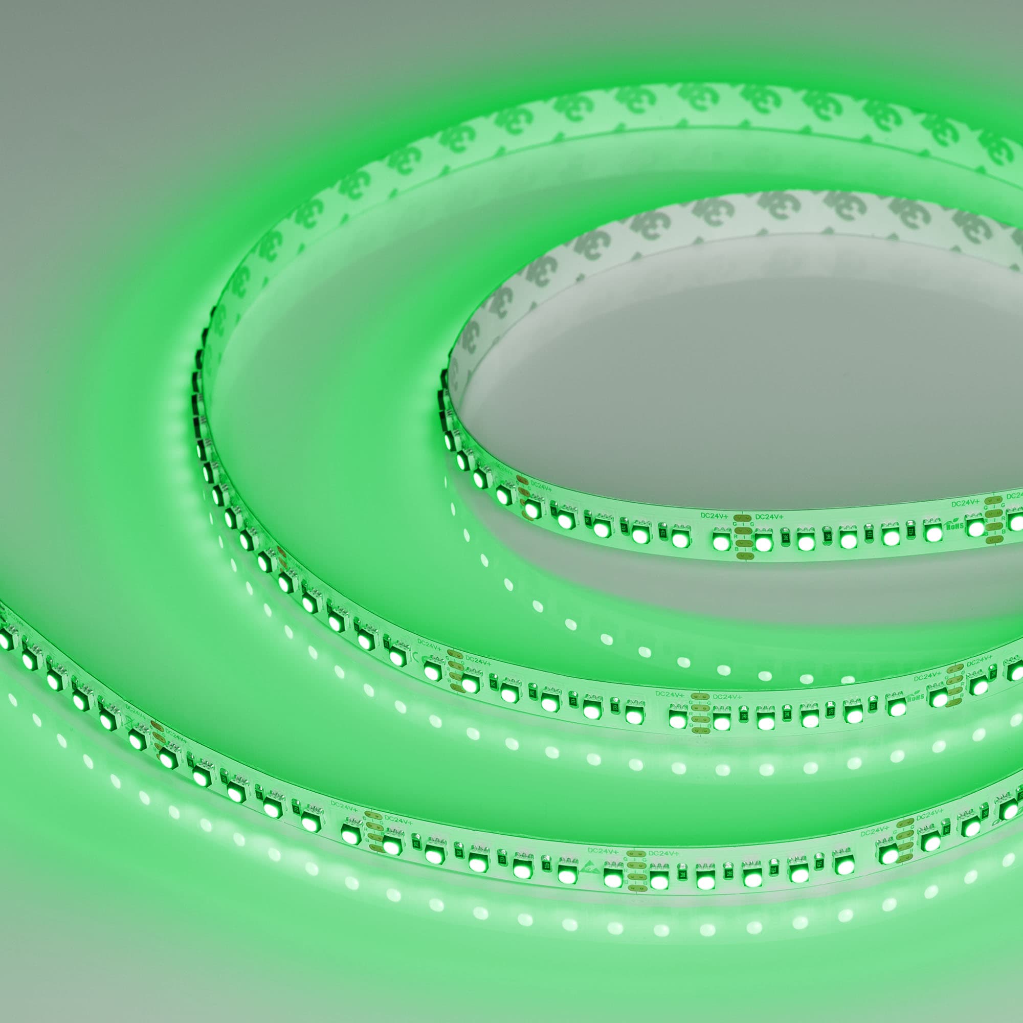 Светодиодная лента MINI-F120-12mm 24V RGB (22.4 W/m, IP20, 3535, 5m) (Arlight, Открытый) 022719(2) Arlight — фото 2