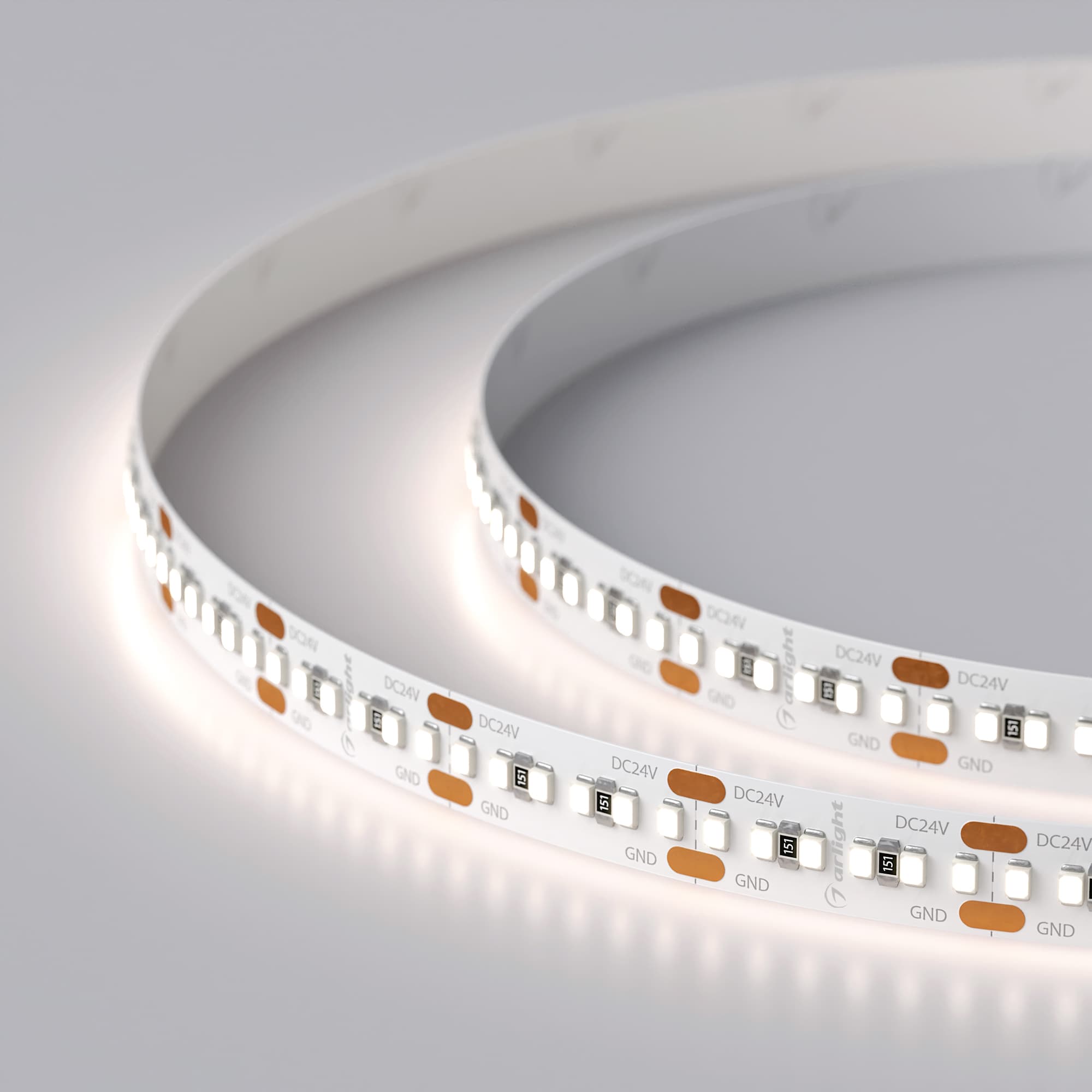 Светодиодная лента MICROLED-5000 24V Day5000 8mm (2216, 300 LED/m, LUX) (Arlight, 8 Вт/м, IP20) 023173 — фото 5