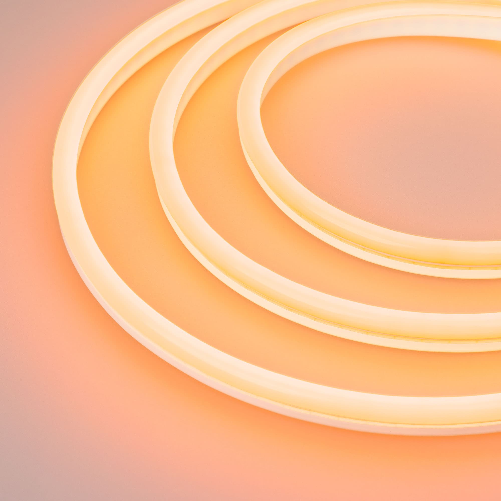 Образец Гибкий неон GALAXY-1608-5000CFS-2835-100 12V Amber 0.5M (16x8mm, 12W, IP67) (Arlight, 12 Вт/м, IP67) 030972