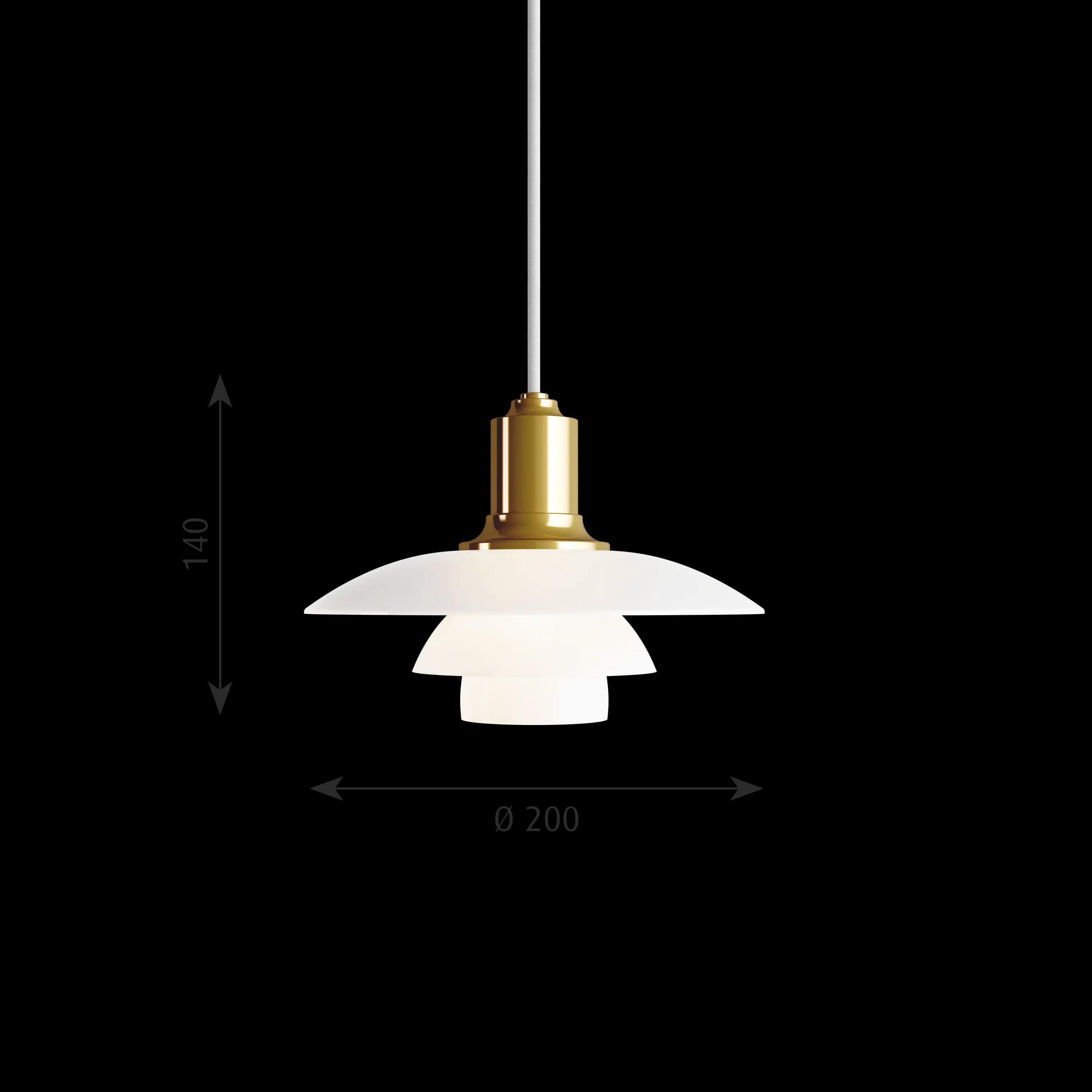 Louis Poulsen PH 2/1 Pendant Brass metallised — фото 6