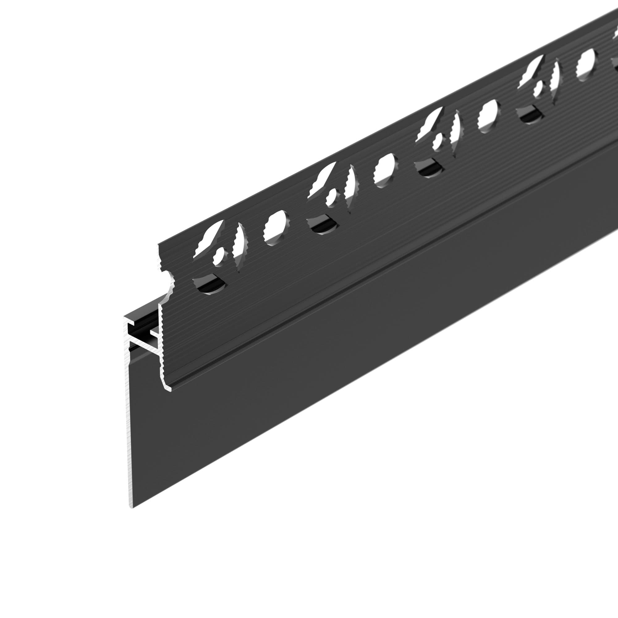 Профиль PLINTUS-FANTOM-H35-2000 BLACK (Arlight, Алюминий) 043665 — фото 2