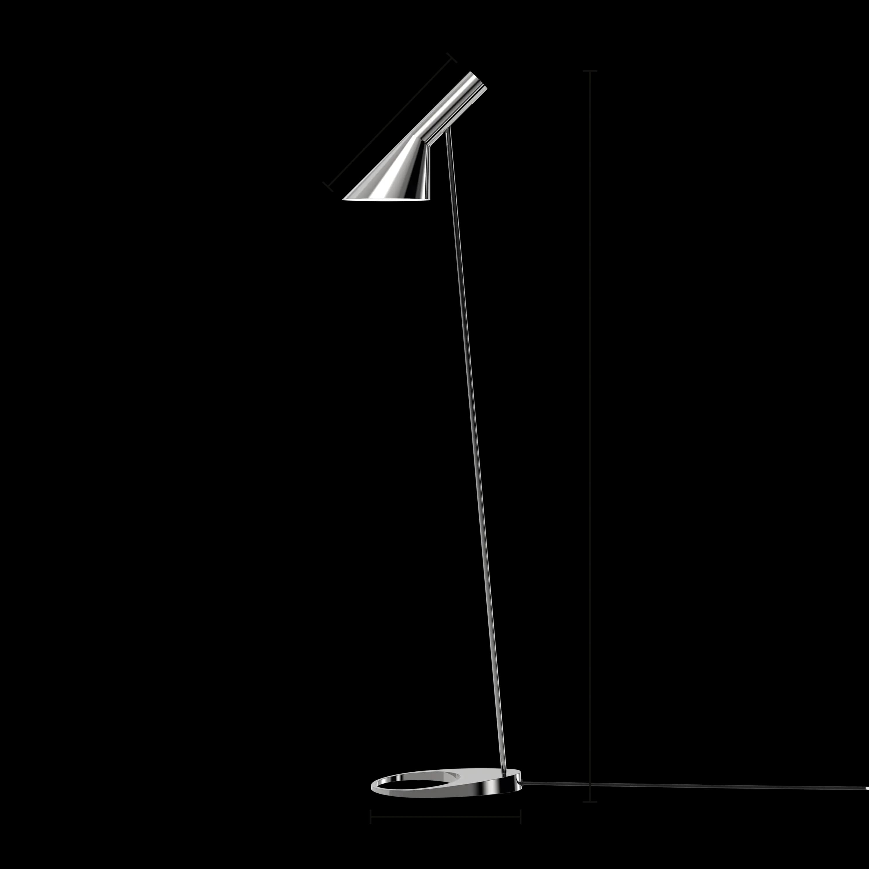Louis Poulsen AJ Floor Lamp Stainless steel polished — фото 6