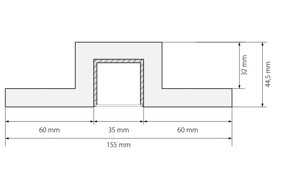 Декоративный Профиль ARL-LINE-35-250 (ГКЛ 12.5мм) (Arlight, -) 022254 Arlight — фото 2