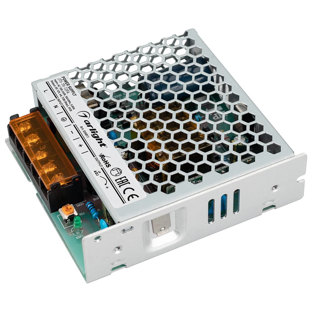 Блок питания JTS-75-12-FA (12V, 6A, 72W) (Arlight, IP20 Сетка, 3 года) 026811 Arlight
