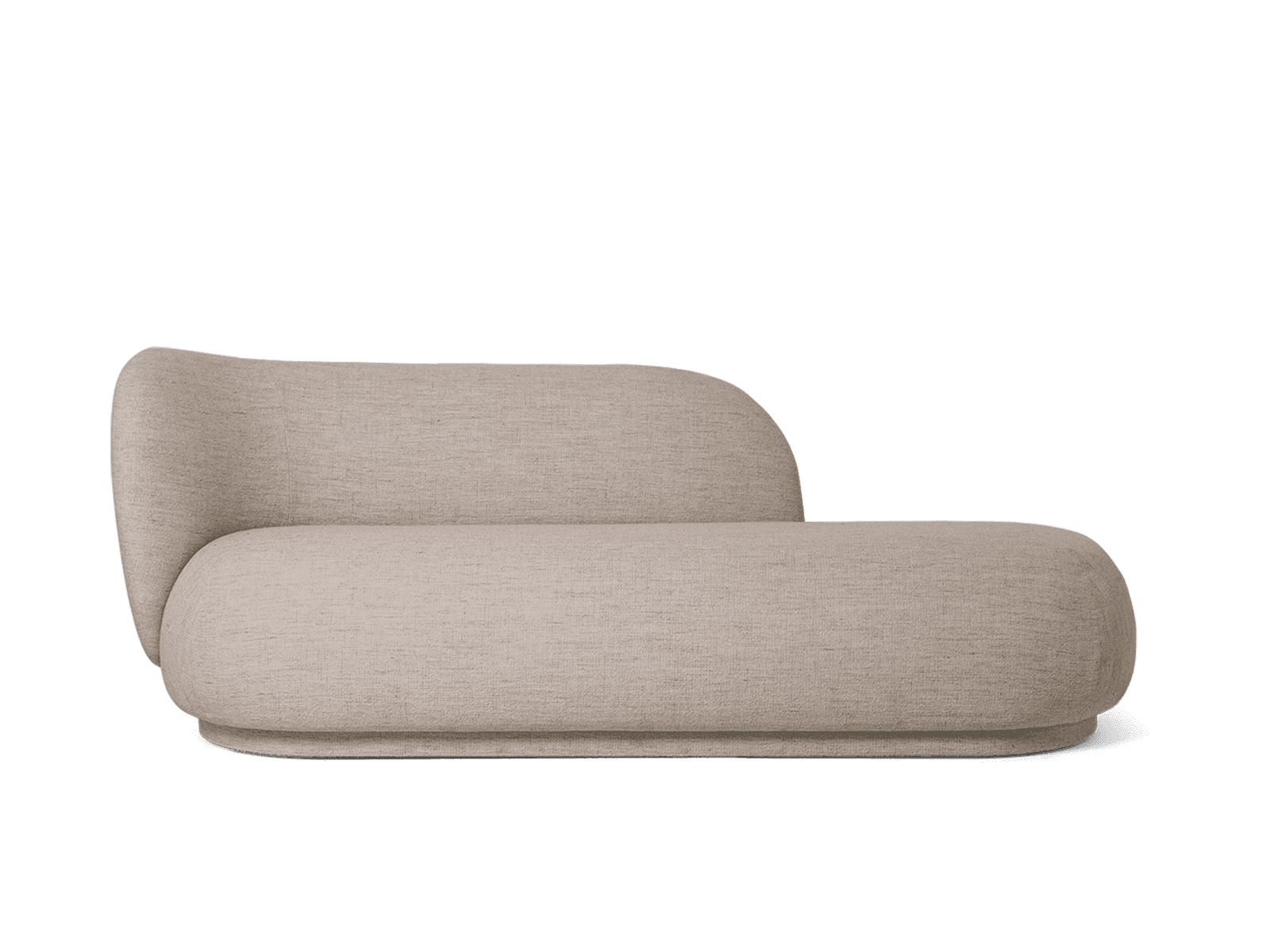 Ferm Living Rico Divan Left - Bouclé - Sand