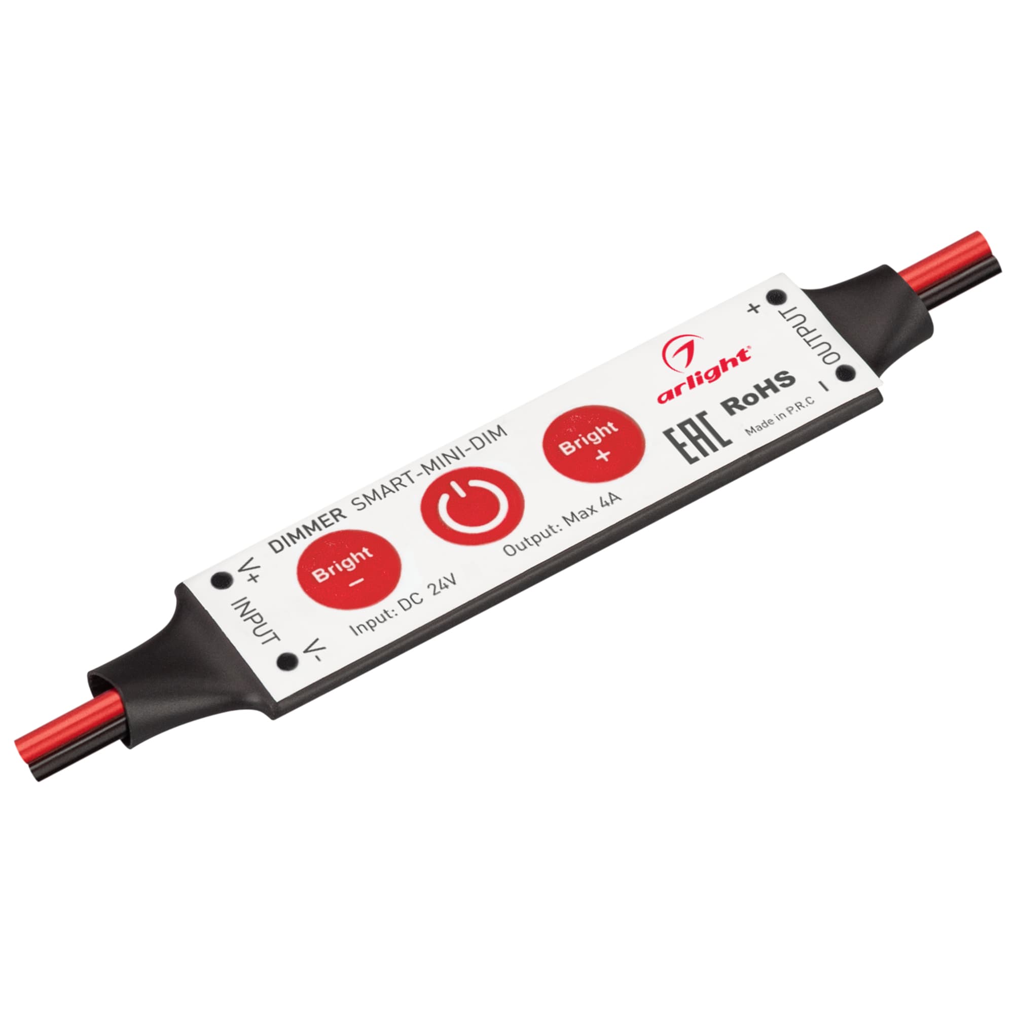 Диммер SMART-MINI-DIM (24V, 1x4A) (Arlight, IP20 Пластик, 5 лет) 041409 Arlight