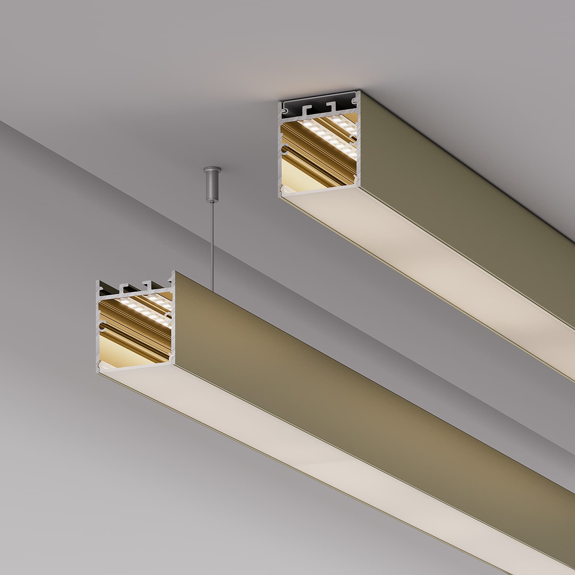 Профиль SL-LINE-3638-LW-2000 ANOD OLIVE GREY (Arlight, Алюминий) 038432 Arlight — фото 5