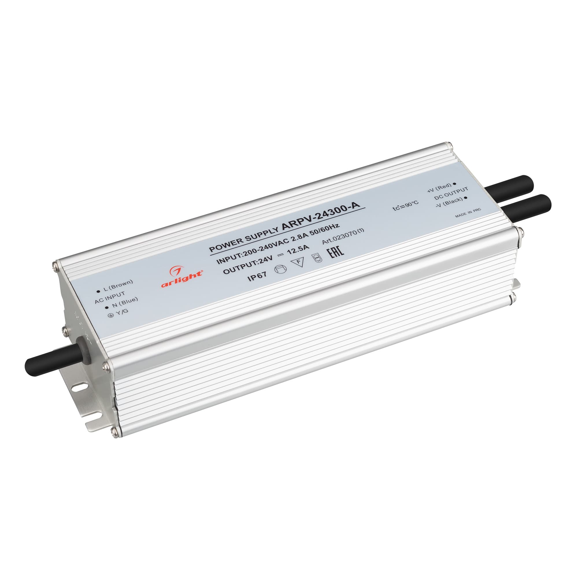 Блок питания ARPV-24300-A (24V, 12.5A, 300W) (Arlight, IP67 Металл, 3 года) 023070(1) — фото 1