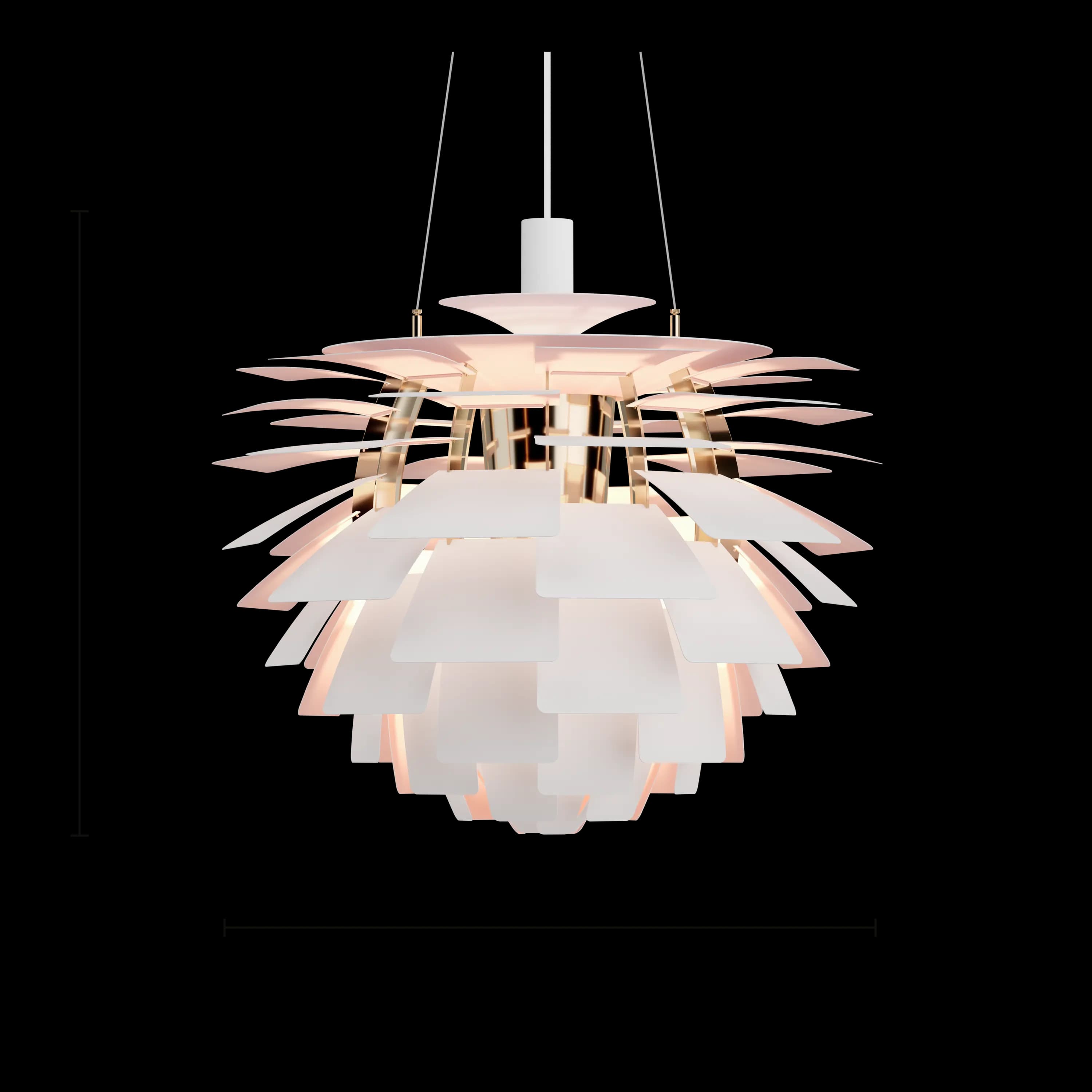 Louis Poulsen PH Artichoke Anniversary Edition Matte white/pale rose Ø 600 — фото 10