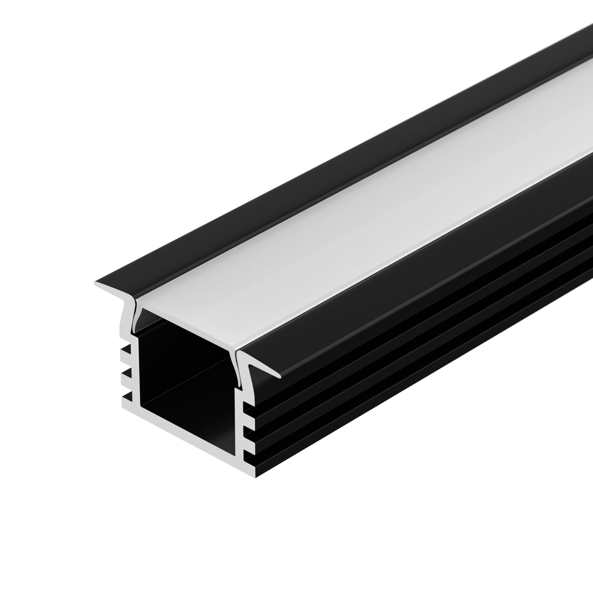 Профиль PDS-F-2000 ANOD Black (Arlight, Алюминий) 017642 — фото 1