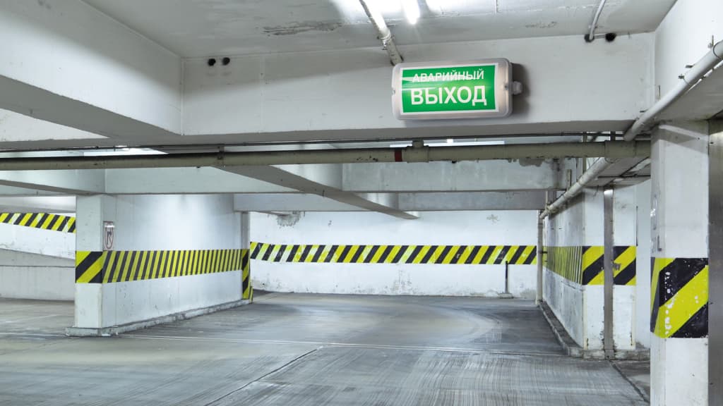 Эвакуационный антивандальный светодиодный светильник Pulse-9.A3 Exit-U FALDI — фото 4