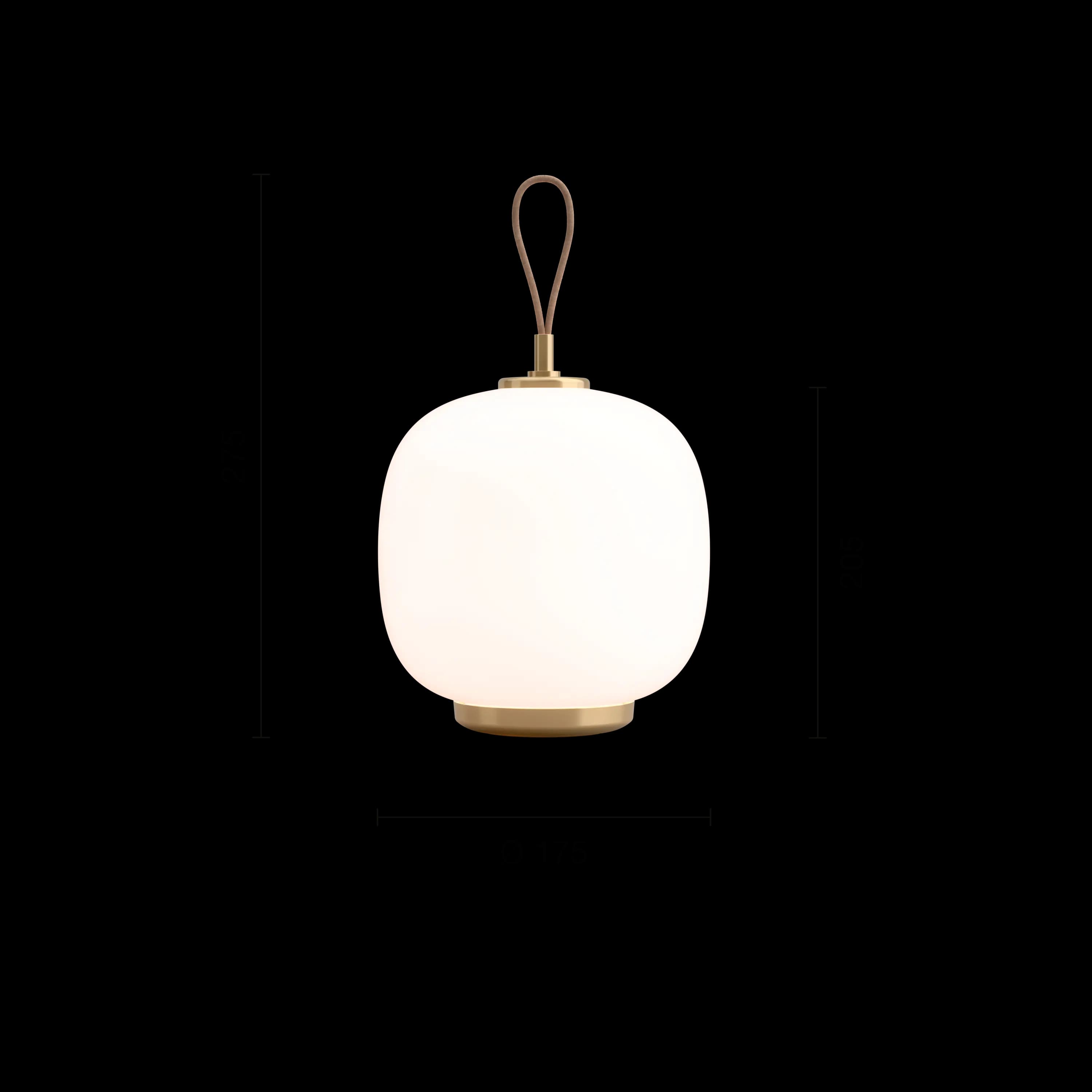 Louis Poulsen VL 45 Radiohus Portable Lamp Brass/glossy pale rose glass — фото 7