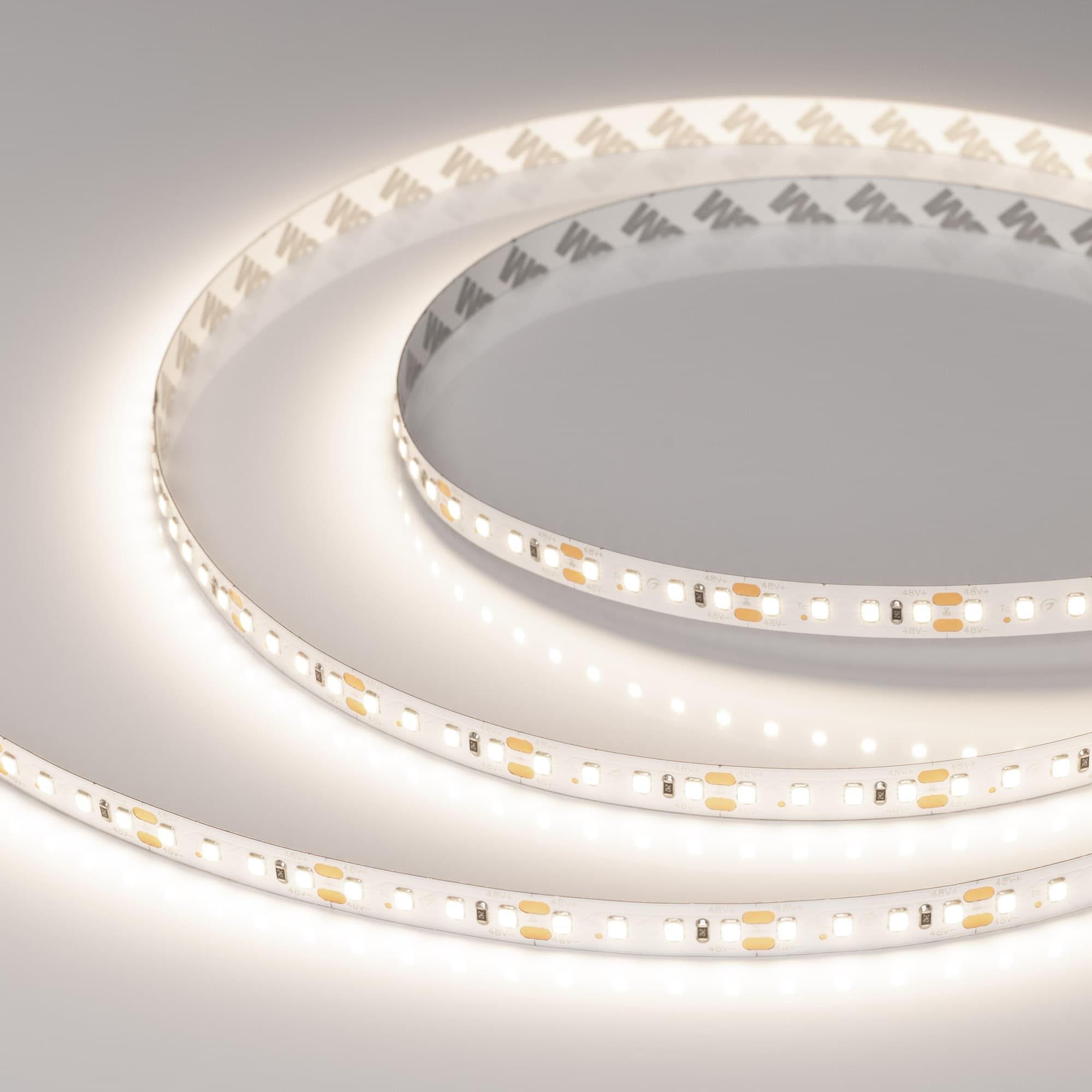 Светодиодная лента RT-A120-10mm 48V Day4000 (9.6 W/m, IP20, 2835, 30m) (Arlight, Открытый) 038804 — фото 1