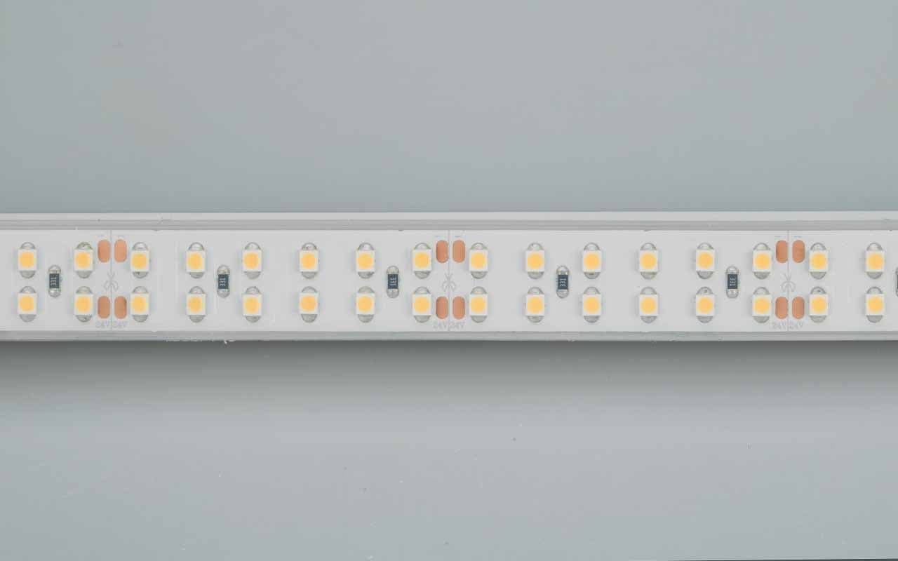Светодиодная лента RTW 2-5000P 24V Warm2700 2x2 (3528, 1200 LED, LUX) (Arlight, 19.2 Вт/м, IP66) 014954 — фото 4