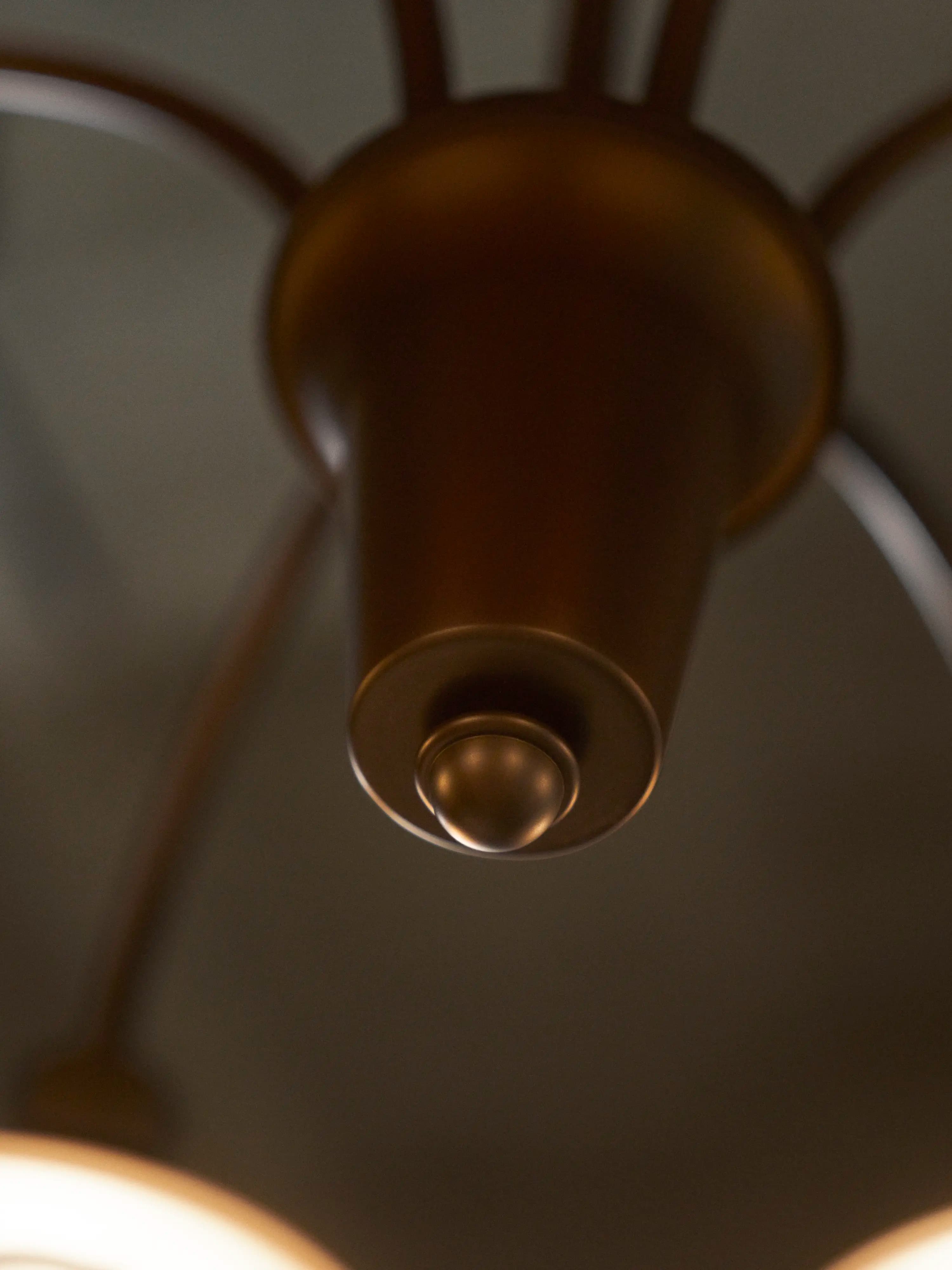 Louis Poulsen PH 1/1 Chandelier Centenary Edition Aged brass/dusty terracotta 9-ARMS — фото 12