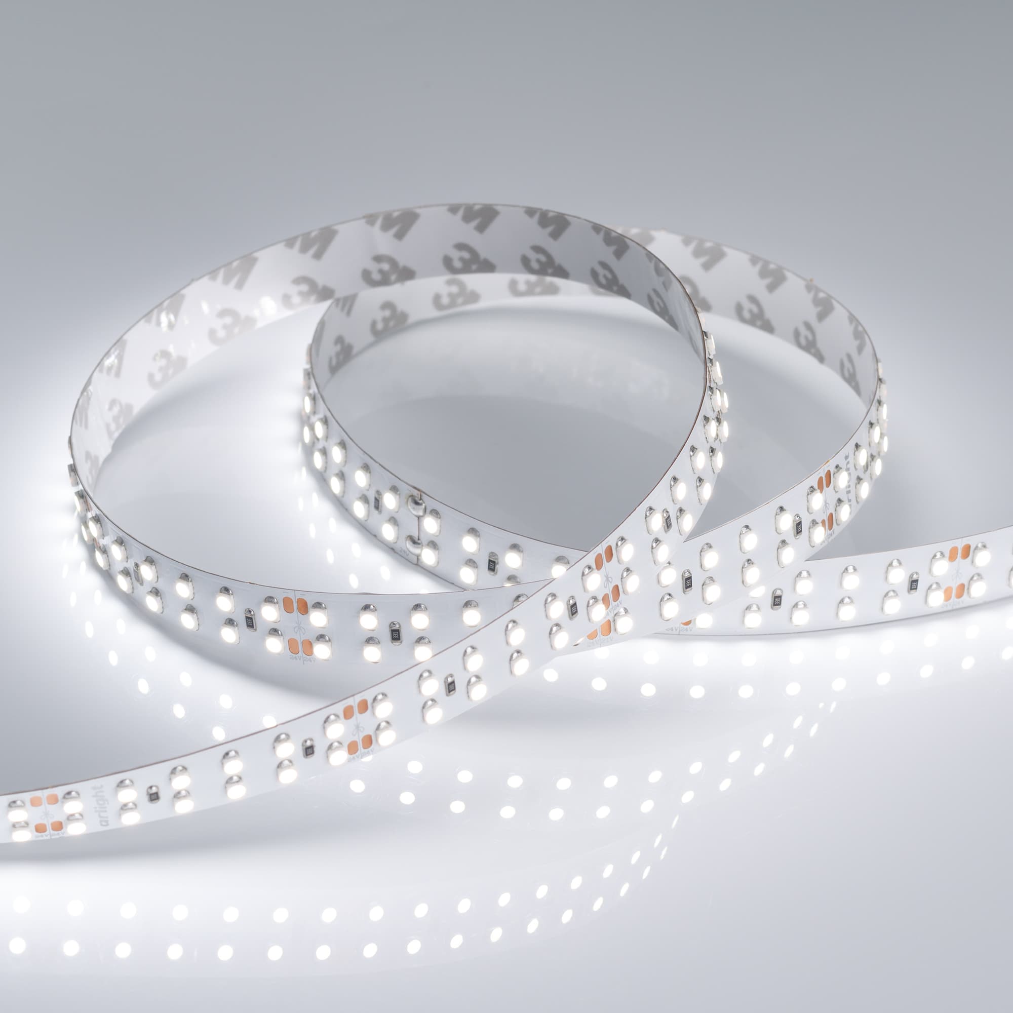 Светодиодная лента RT 2-5000 24V Day4000 2x2 (3528, 1200 LED, CRI98) (Arlight, 19.2 Вт/м, IP20) 021449(1) — фото 2