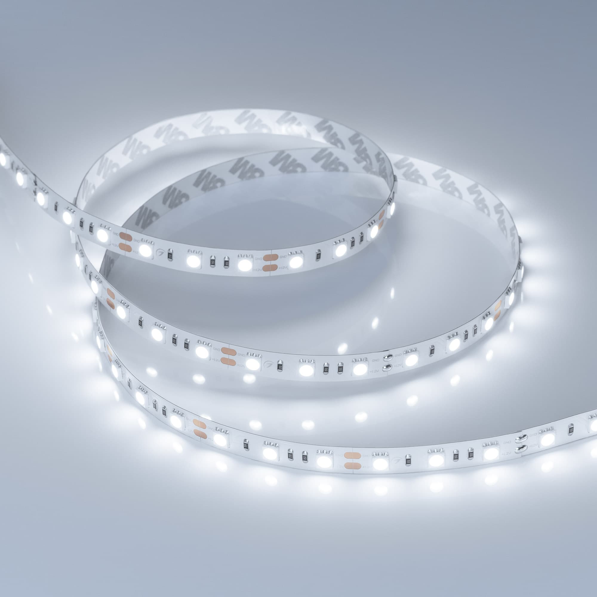 Светодиодная лента RT-B60-10mm 12V Cool 8K (14.4 W/m, IP20, 5060, 5m) (Arlight, 14.4 Вт/м, IP20) 013341(2) — фото 4
