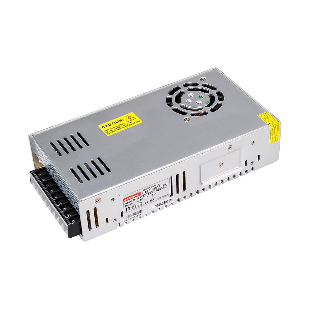 Блок питания HTSP-320F-24 (24V, 13A, 312W, PFC) (Arlight, IP20 Сетка, 3 года) 011894 Arlight