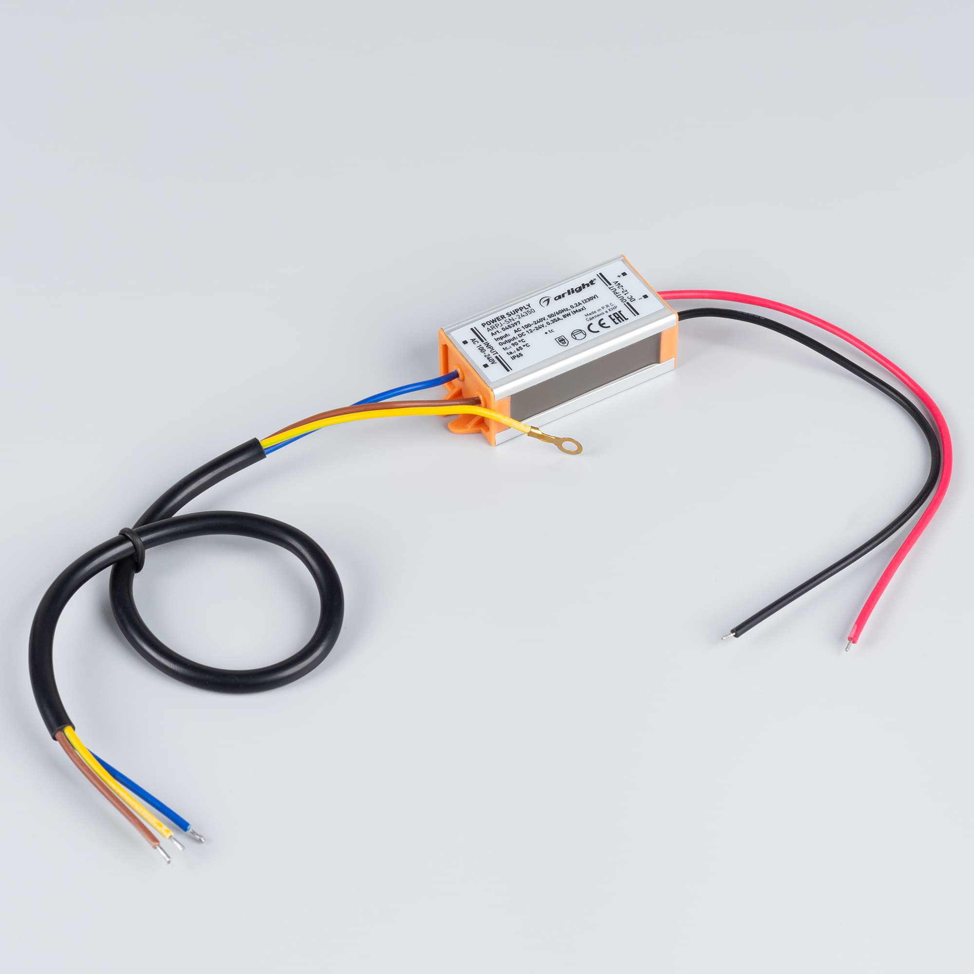 Блок питания ARPJ-SN-24350 (8W, 12-24V, 350mA) (Arlight, IP65 Металл, 3 года) 045397 — фото 2