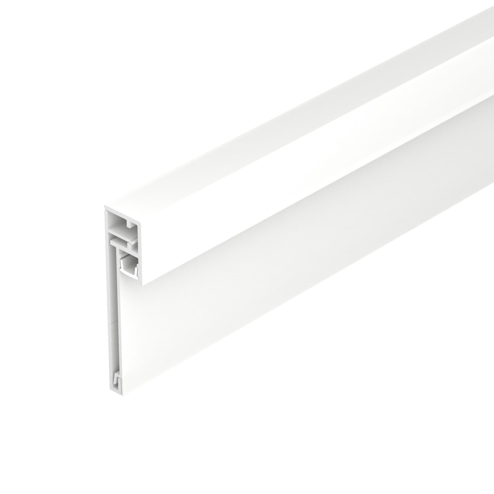 Профиль PLINTUS-H54B-2000 WHITE (Arlight, Алюминий) 046141 — фото 1