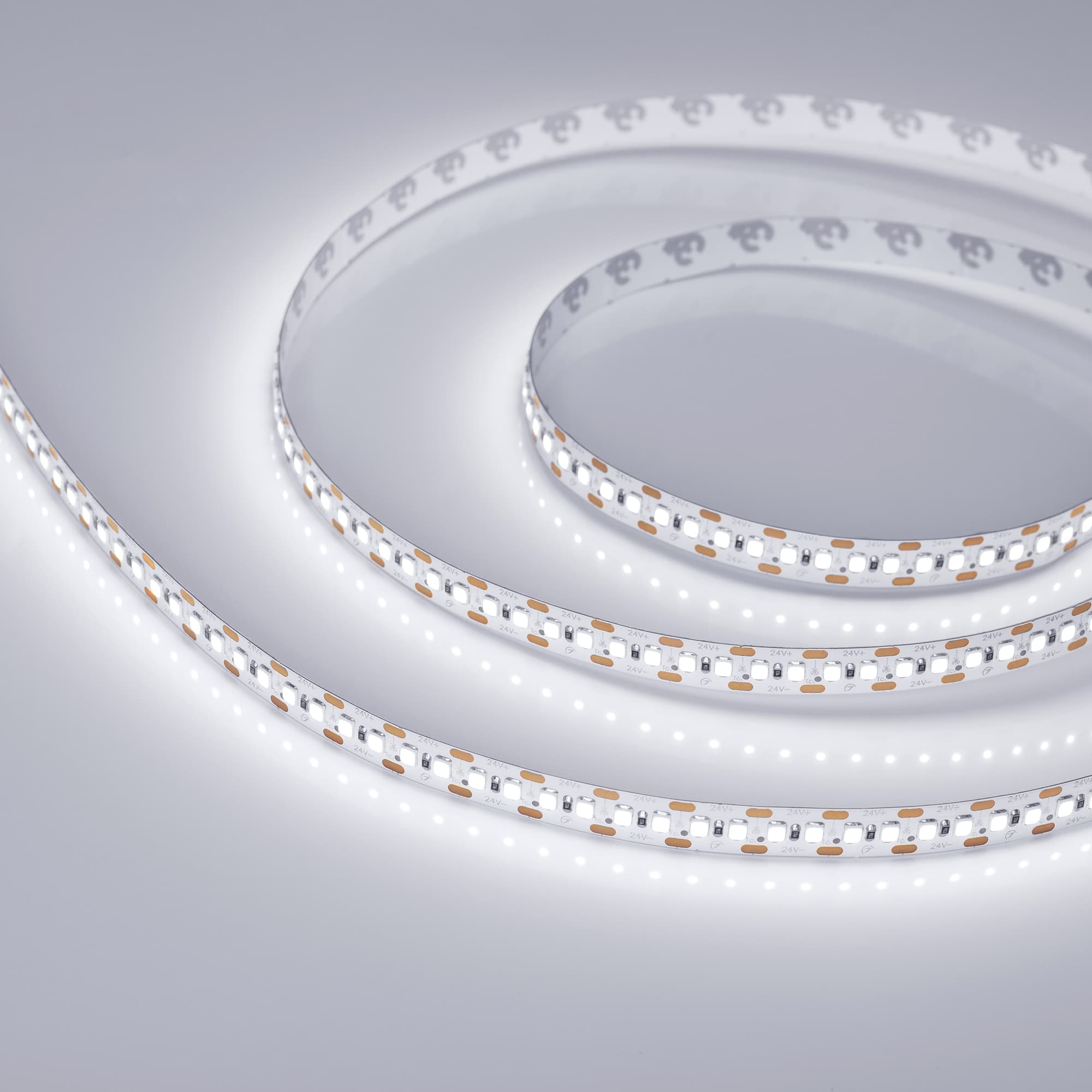 Светодиодная лента RT-A168-10mm 24V White6000-CX2 (17.3 W/m, IP20, 2835, 5m) (Arlight, резка 2 светодиода) 028734(2) — фото 1