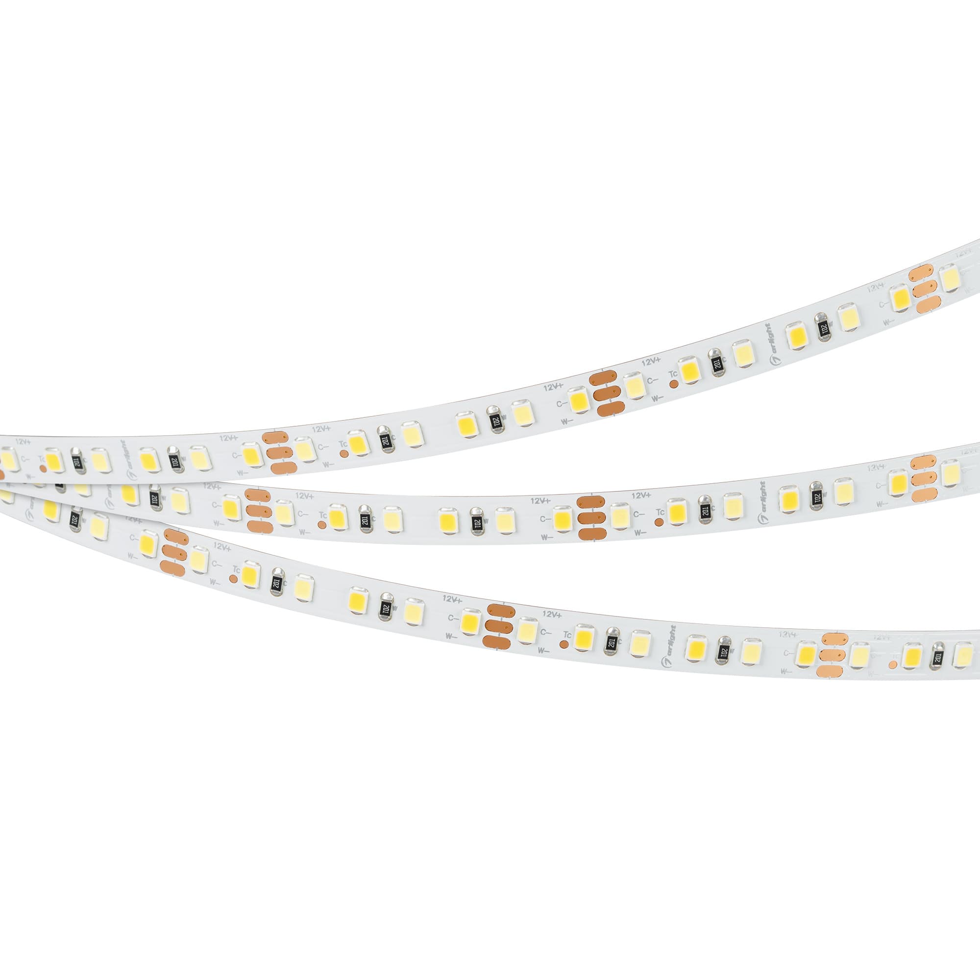 Светодиодная лента RT-A120-8mm 12V White-MIX (9.6 W/m, IP20, 2835, 5m) (Arlight, Изменяемая ЦТ) 013126(2) — фото 2