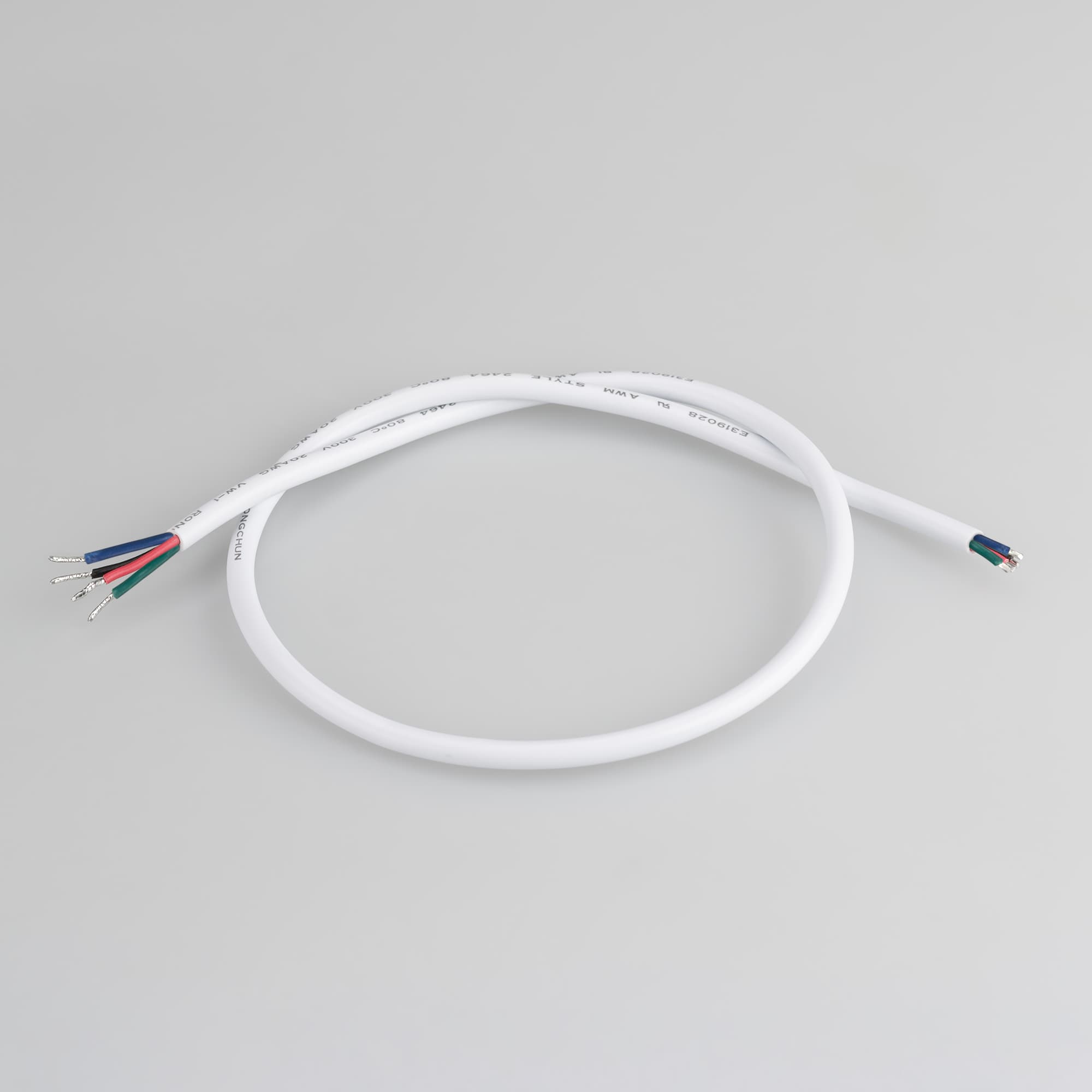 Провод питания ARL-MOONLIGHT-20AWG-4W-D4.5-CU-500 White (Arlight, Закрытый) 028103