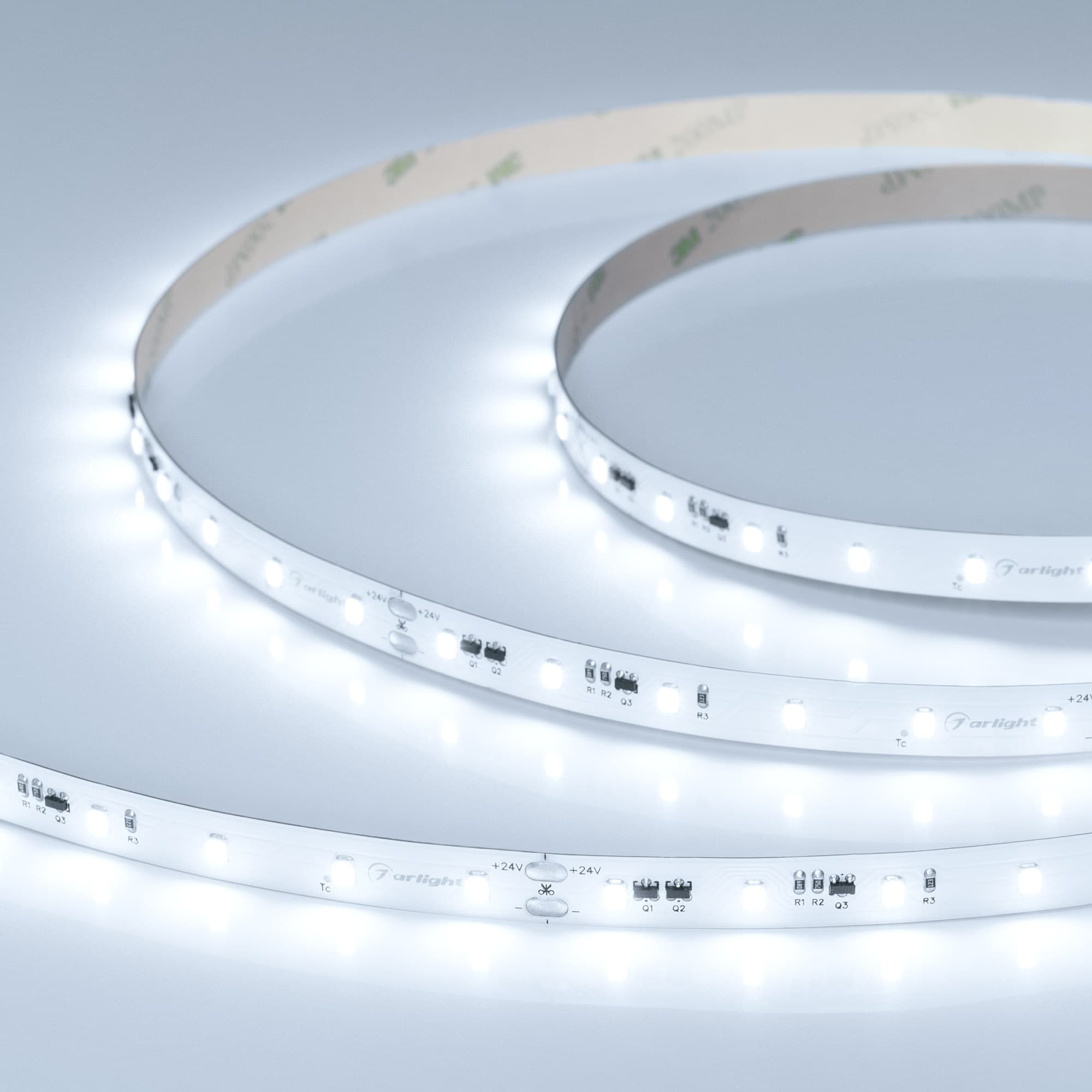Светодиодная лента IC-A60-10mm 24V White6000 (4.8 W/m, IP20, 2835, 20m) (Arlight, 4.8 Вт/м, IP20) 040666 — фото 1
