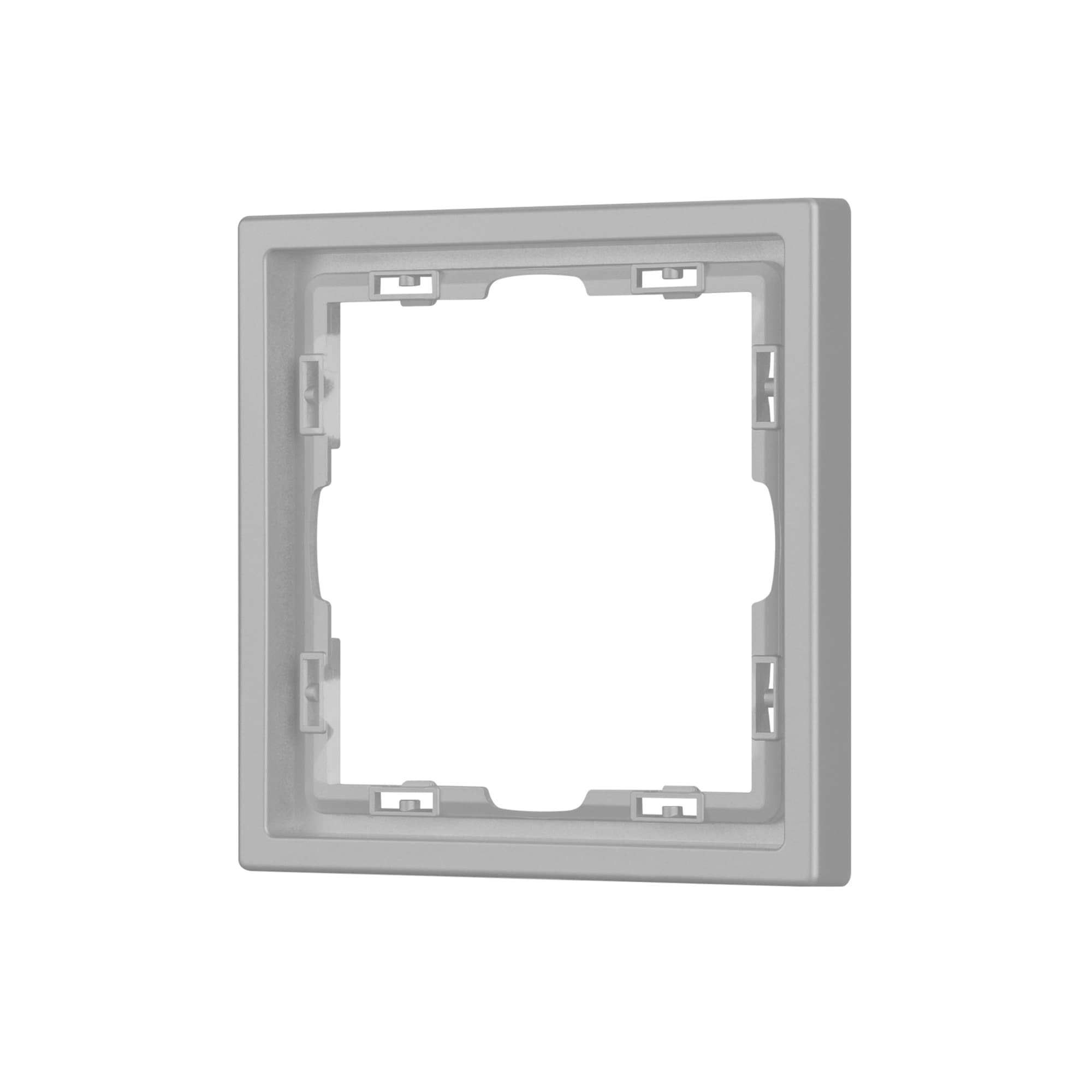 Рамка пластиковая FRM-NOBE-SFPL-1-IS (Arlight, Никель) 059455