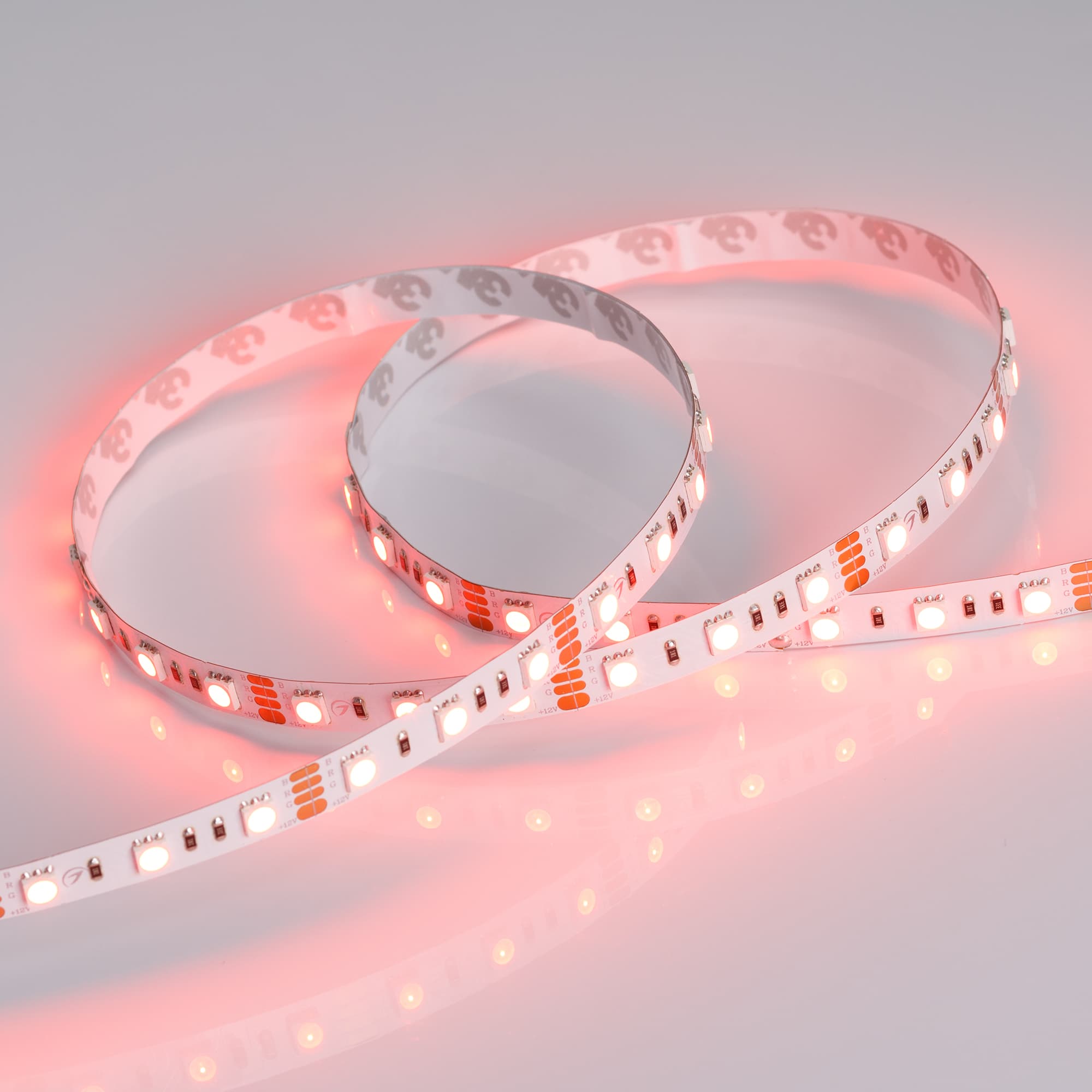 Светодиодная лента RT 2-5000 12V RGB 2x (5060, 300 LED, LUX) (Arlight, 14.4 Вт/м, IP20) 012340(B) — фото 3