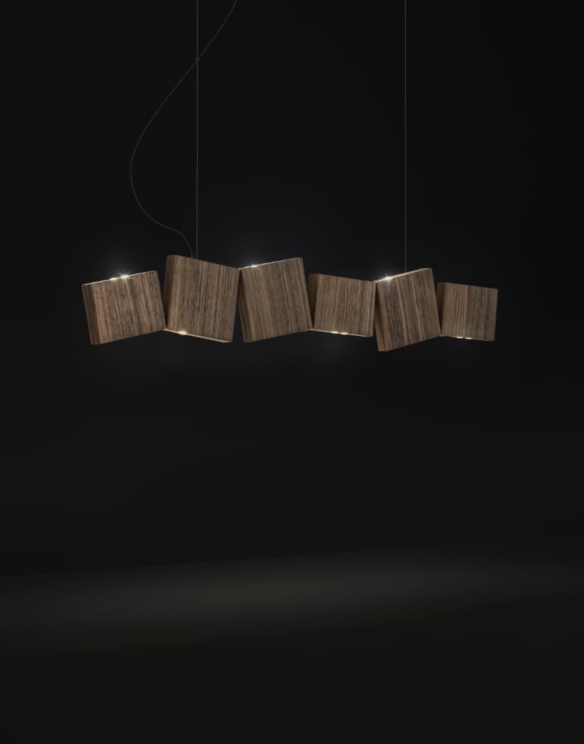 Terzani Gaia linear chandelier — фото 1