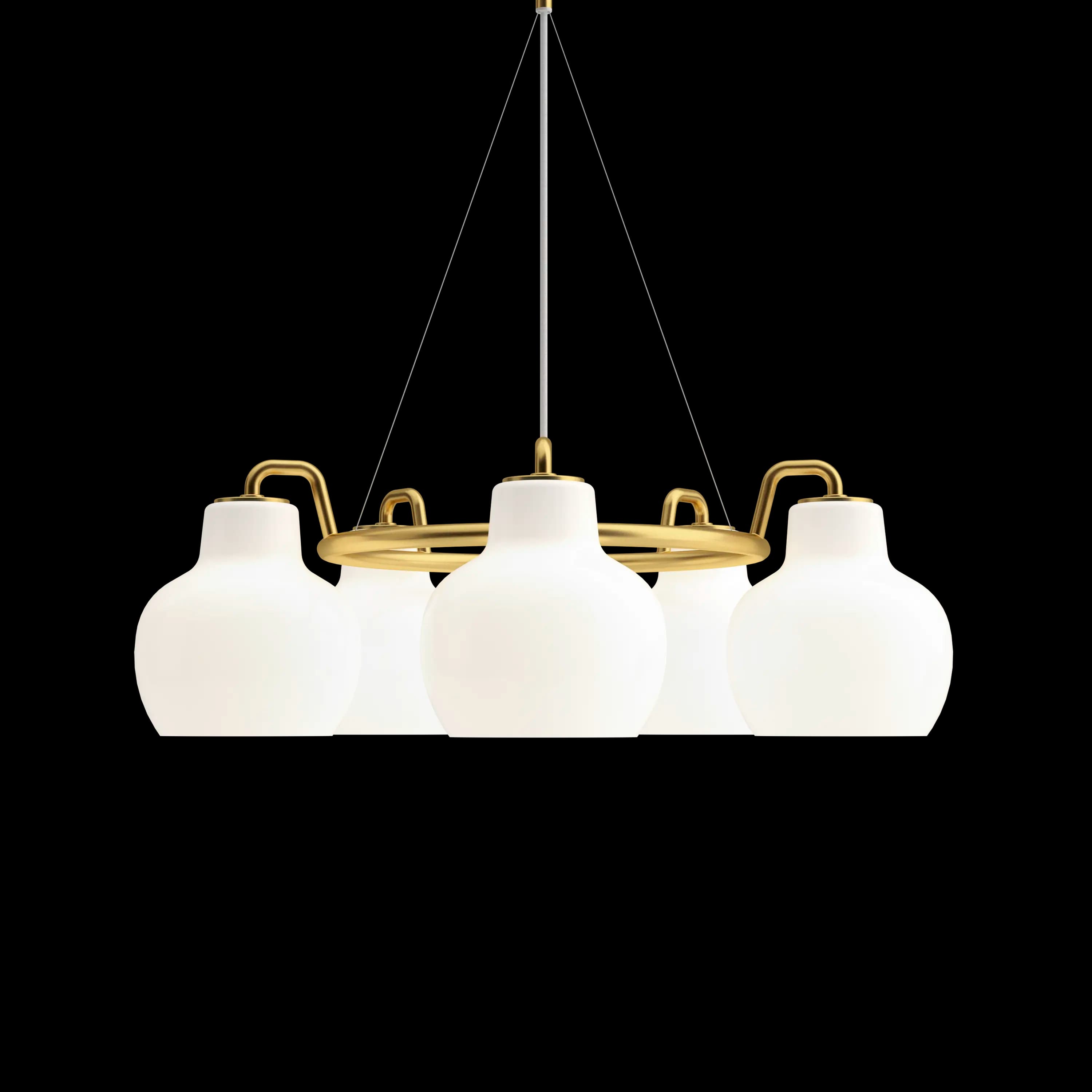 Louis Poulsen VL Ring Crown 3-5-7 Pendant Brass/opal glass 5 — фото 1