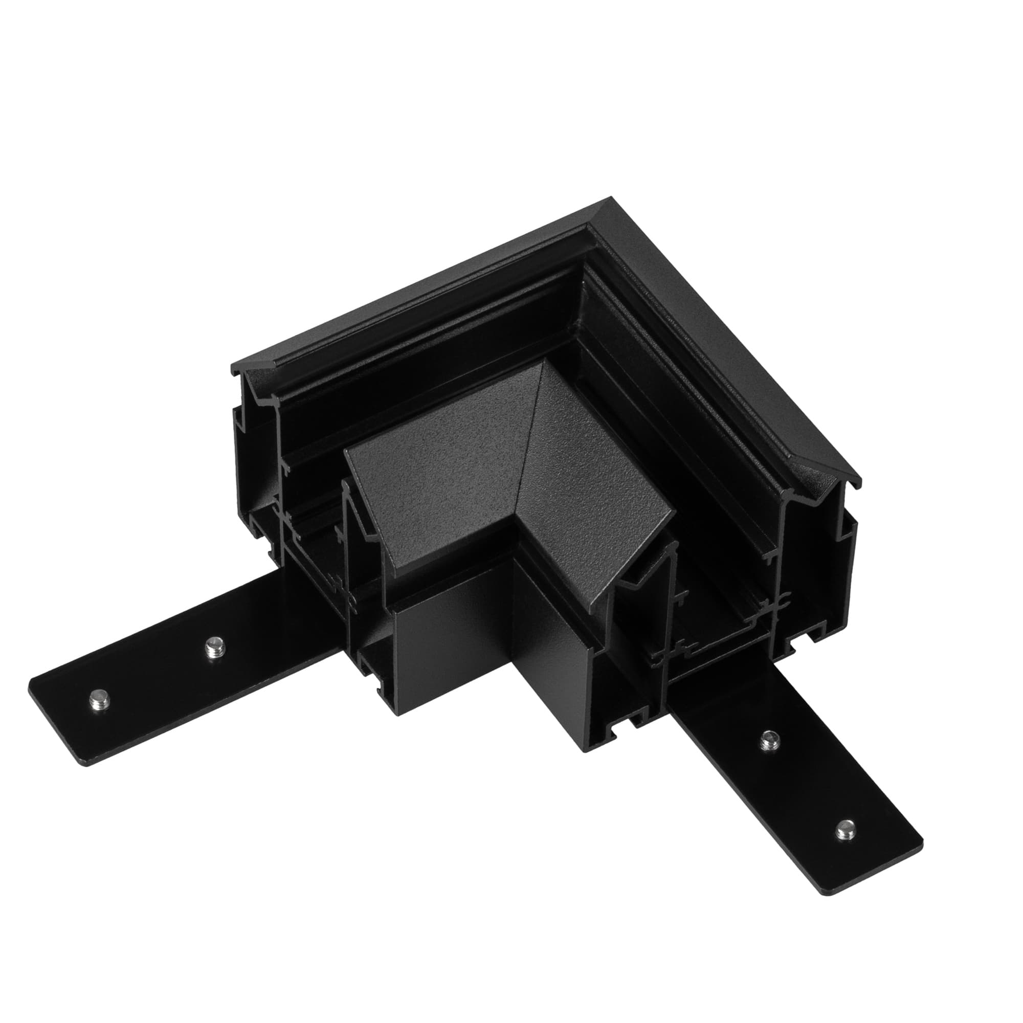 Коннектор угловой MAG-ORIENT-CON-2653-STR-G-L90 (BK) (Arlight, IP20 Металл, 3 года) 054168