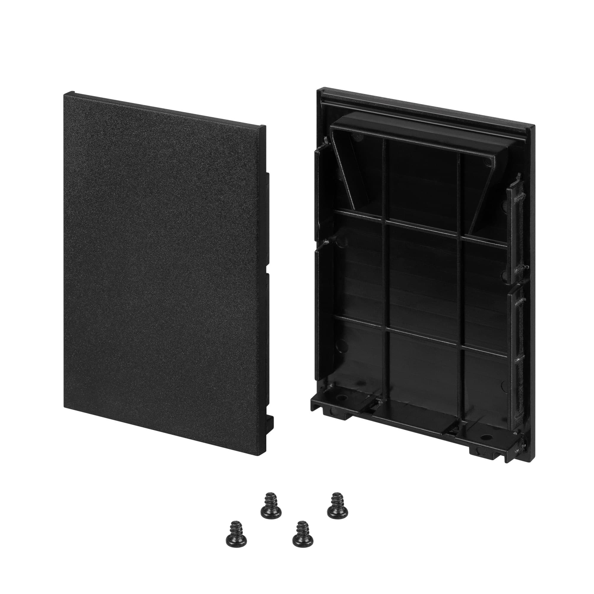 Заглушка LINE-5075-HONEYCOMB BLACK глухая (Arlight, Металл) 044882