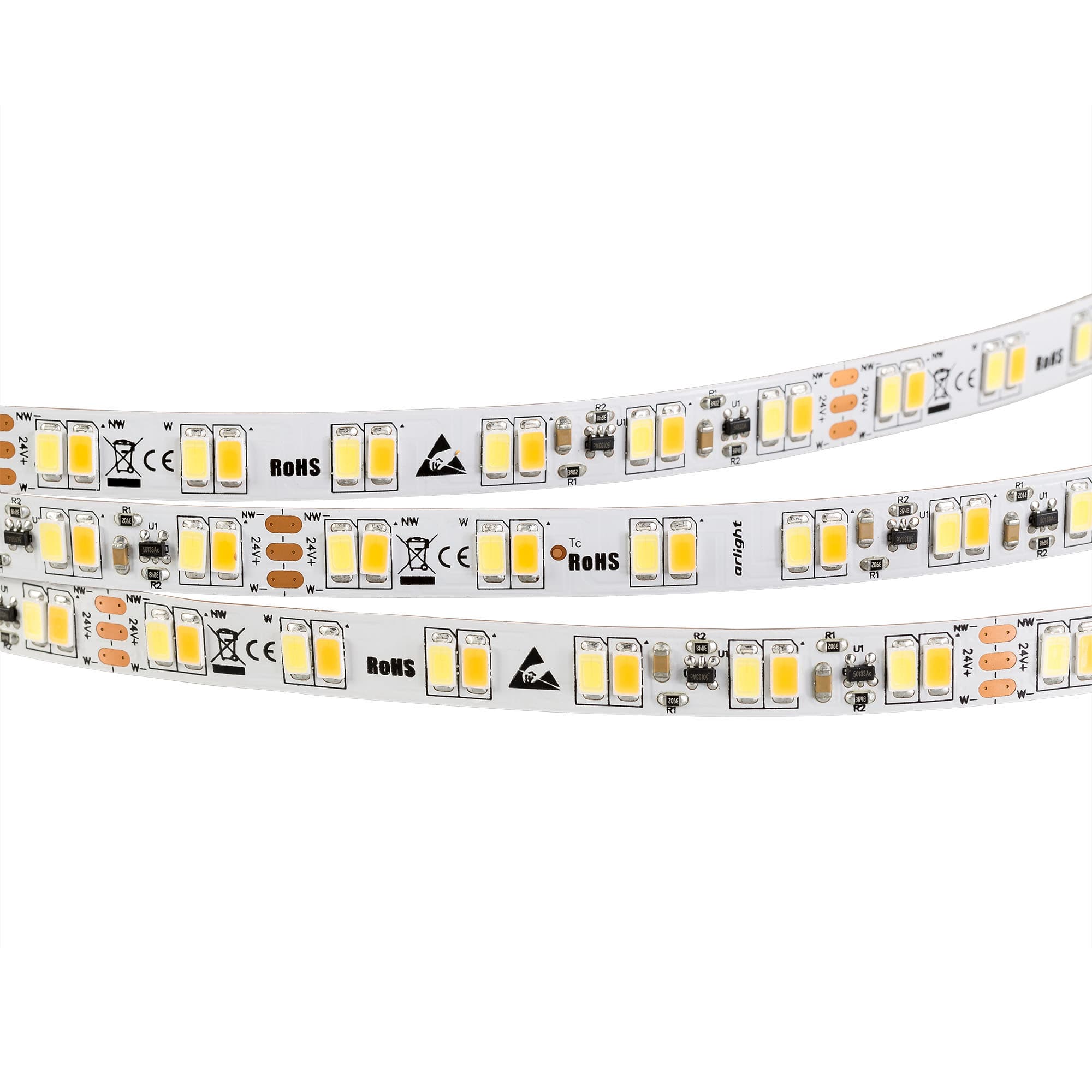Светодиодная лента IC2-5000 24V White-MIX 4x (5630, 600 LED, LUX) (Arlight, 25 Вт/м, IP20) 019679 — фото 1