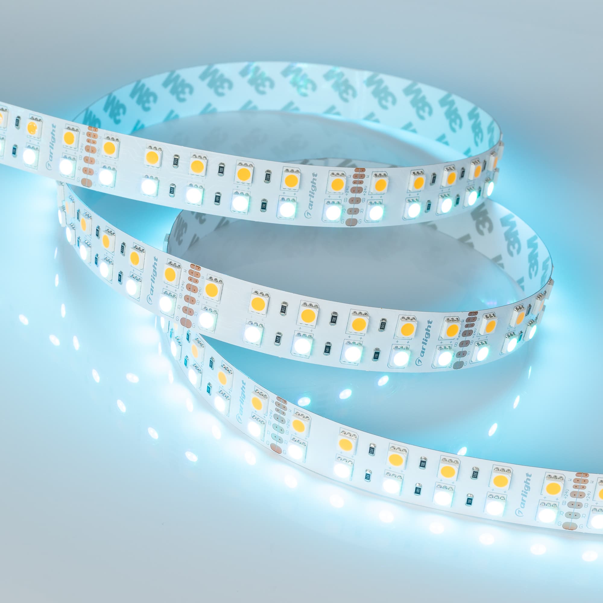 Светодиодная лента RT-B144-19mm 24V RGBW-Day (32 W/m, IP20, 5060, 5m) (Arlight, -) 018144(2) — фото 7