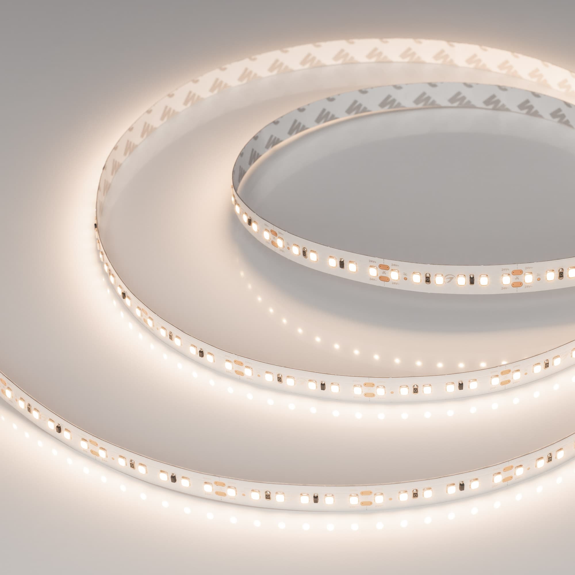 Светодиодная лента IC-A120-12mm 24V Warm3500 (9.6 W/m, IP20, 2835, 20m) (Arlight, 9.6 Вт/м, IP20) 028630(2) — фото 1