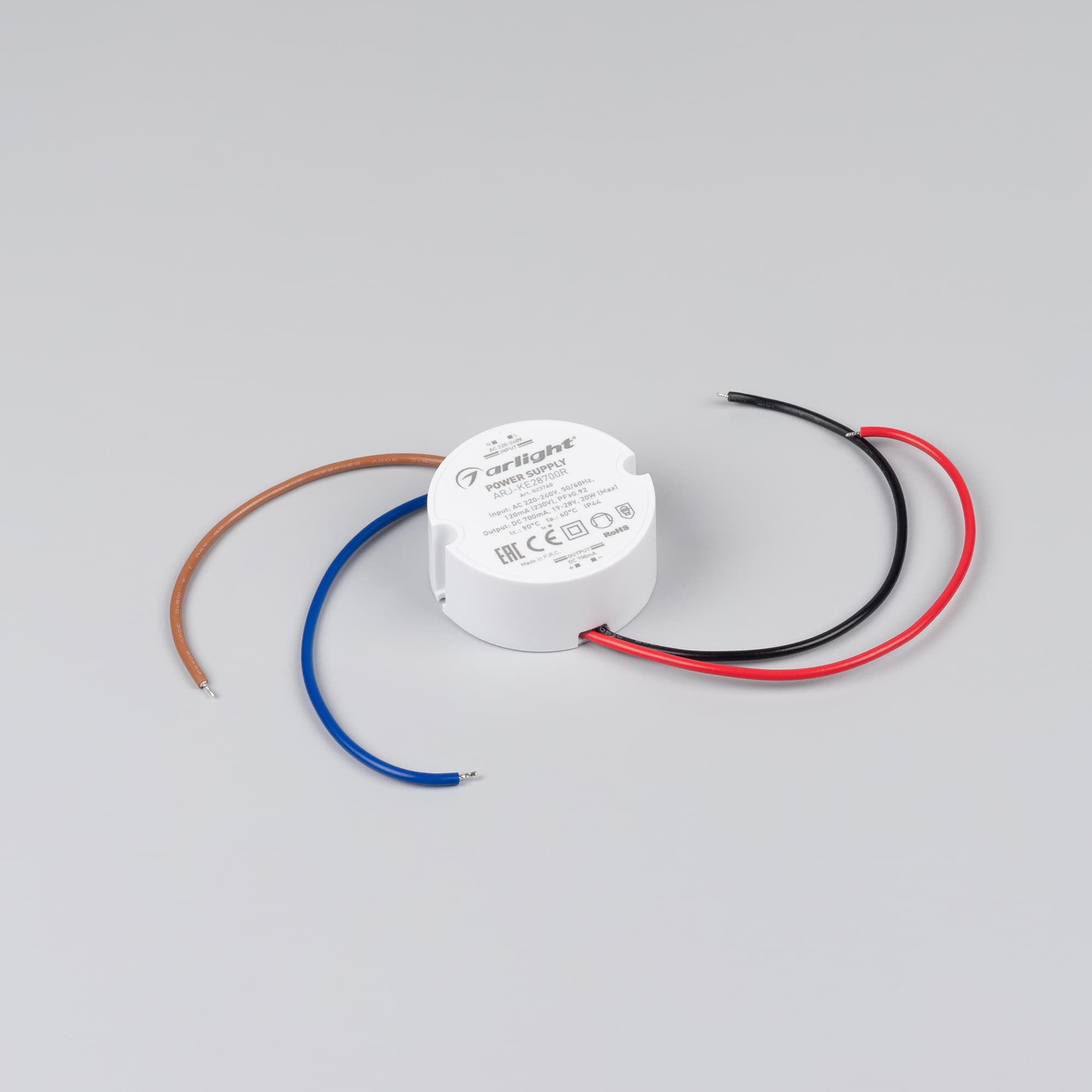 Блок питания ARJ-KE28700R (20W, 700mA, PFC) (Arlight, IP44 Пластик, 5 лет) 023760 Arlight — фото 2