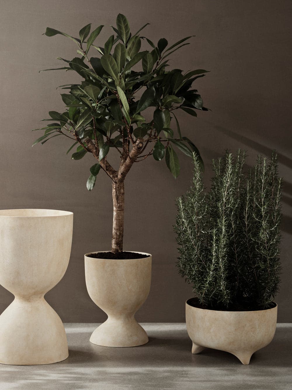 Ferm Living Evoke Pot - Low - Warm Sand ferm LIVING — фото 4