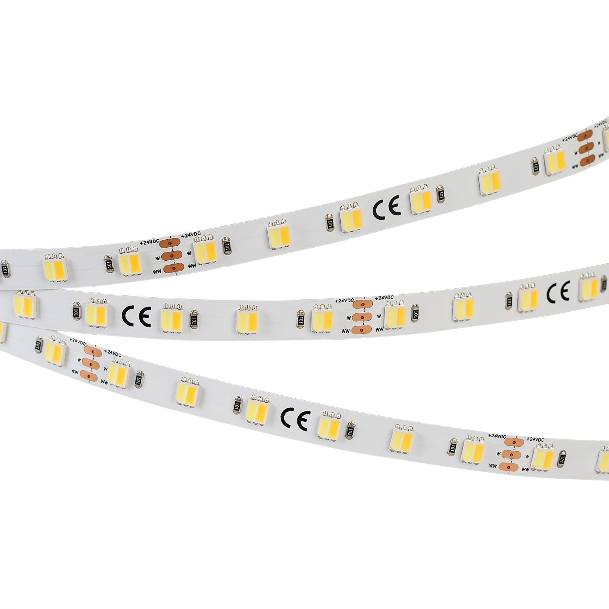 Светодиодная лента RT-B60-10mm 24V White-MIX 2Ch (14.4 W/m, IP20, 5060, 5m) (Arlight, Изменяемая ЦТ) 025214(1) — фото 2