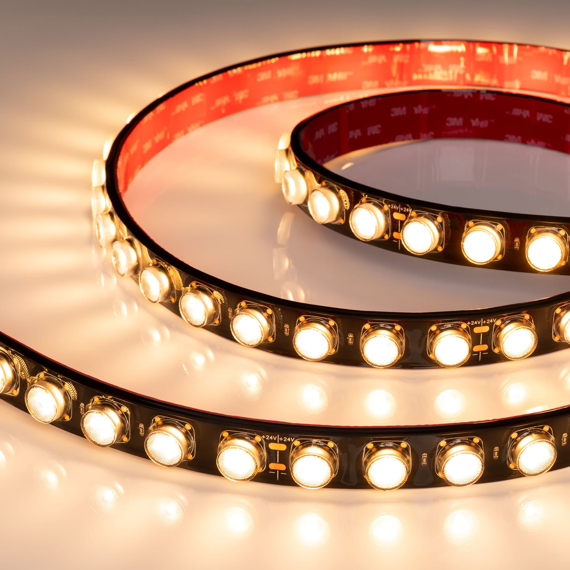 Светодиодная лента герметичная FLT-PS-A42-BLACK-23mm 24V Warm2700 (21 W/m, IP67, 30deg, 5m) (Arlight, -) 049293 Arlight — фото 1