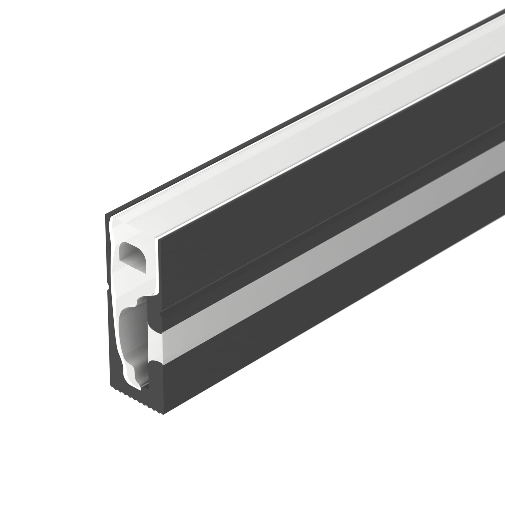 Силиконовый профиль WPH-FLEX-0616-SIDE-S9-5m BLACK (Arlight, Силикон) 045788 — фото 2
