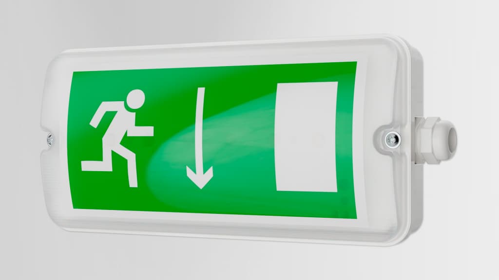 Эвакуационный антивандальный светодиодный светильник Pulse-9.A3 Exit-U FALDI — фото 15