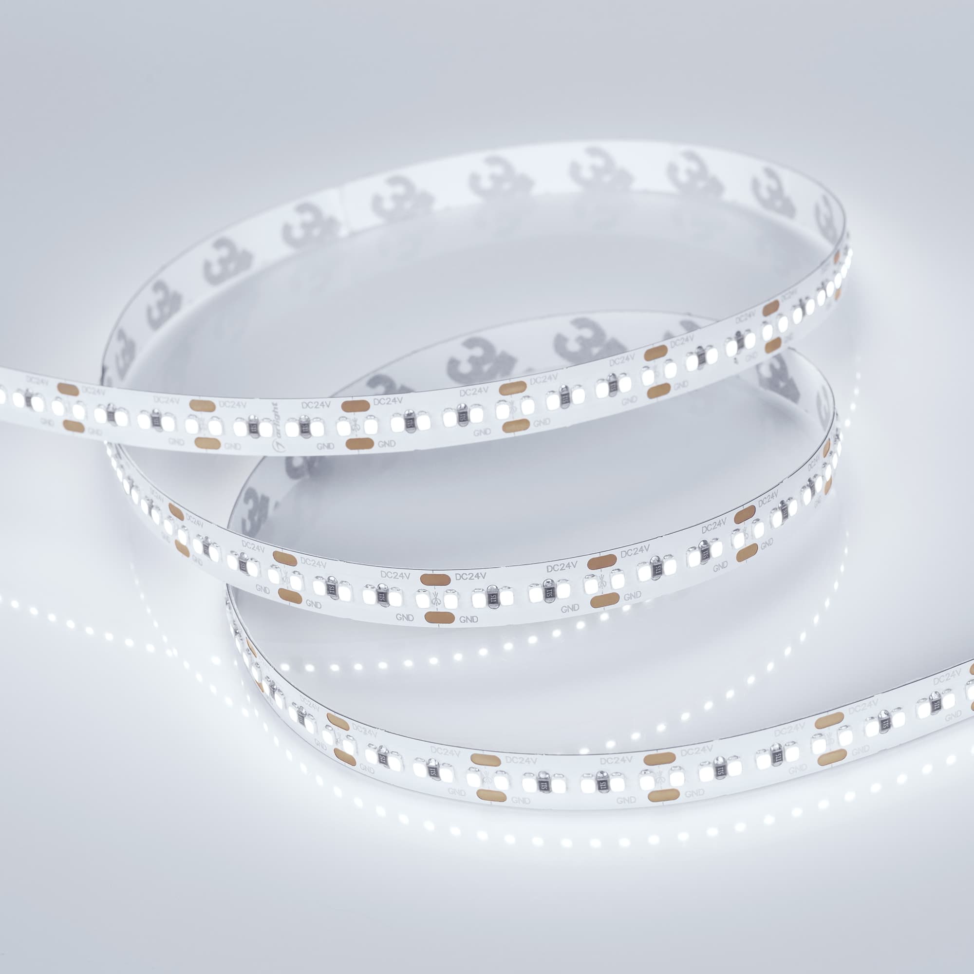 Светодиодная лента MICROLED-5000 24V White6000 8mm (2216, 300 LED/m, LUX) (Arlight, 8 Вт/м, IP20) 023556 — фото 2