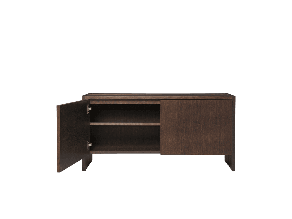 Ferm Living Parcel Hallway Cabinet - Low - Dark Stained Oak — фото 3